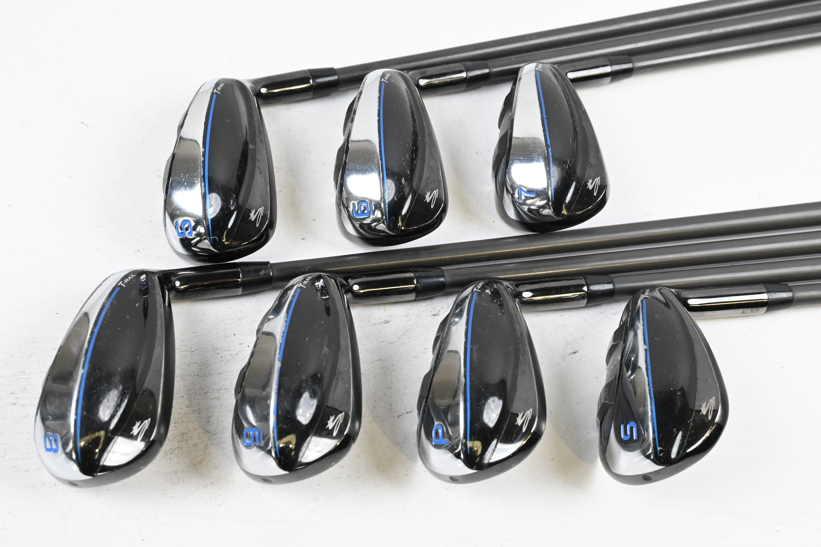 Cobra T-Rail Hybrid Combo Irons / 5-PW+SW / Regular Flex Cobra Ultralite 50