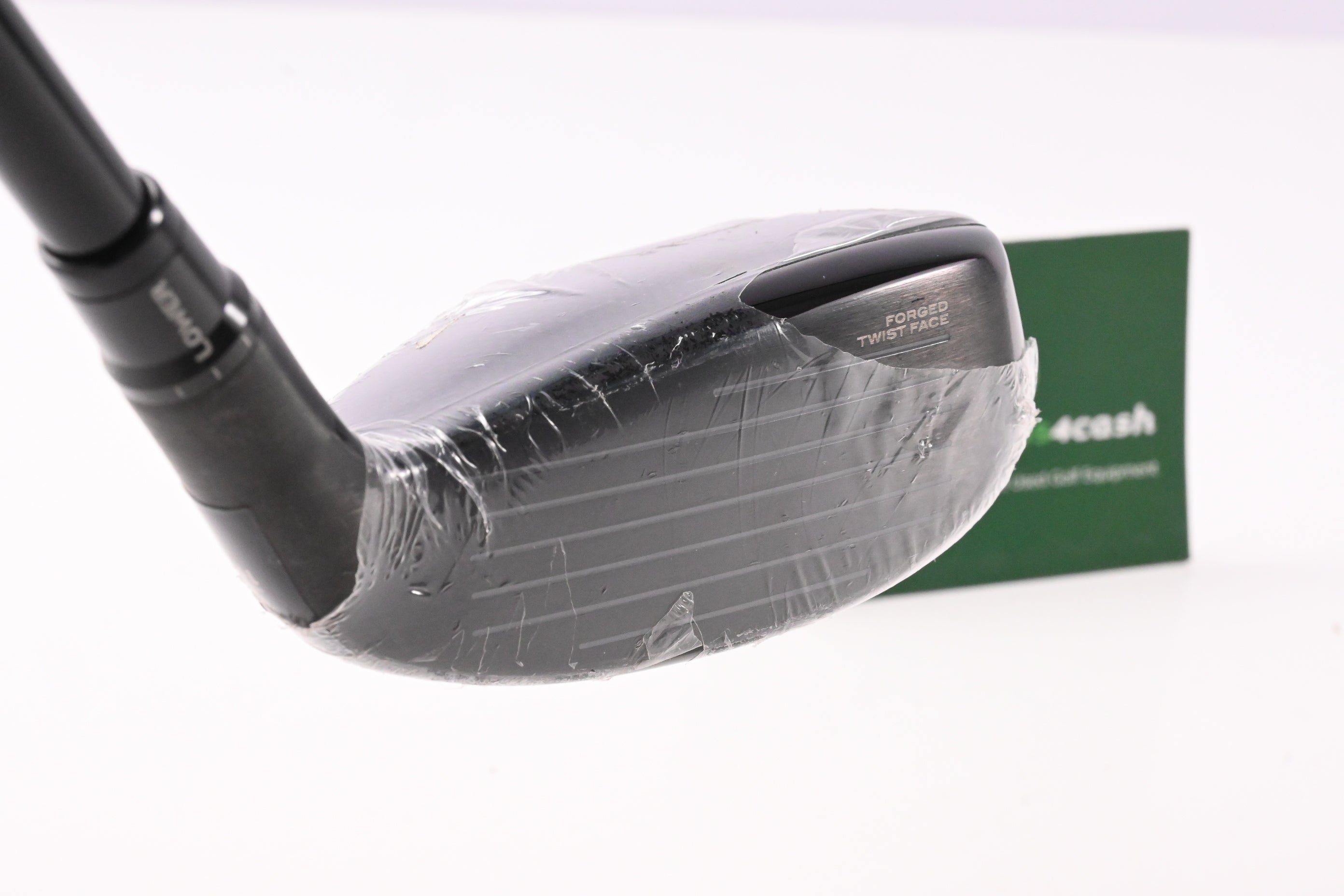 Left Hand Taylormade Stealth Plus #3 Hybrid / 19.5 Degree / Stiff Flex HZRDUS Smoke
