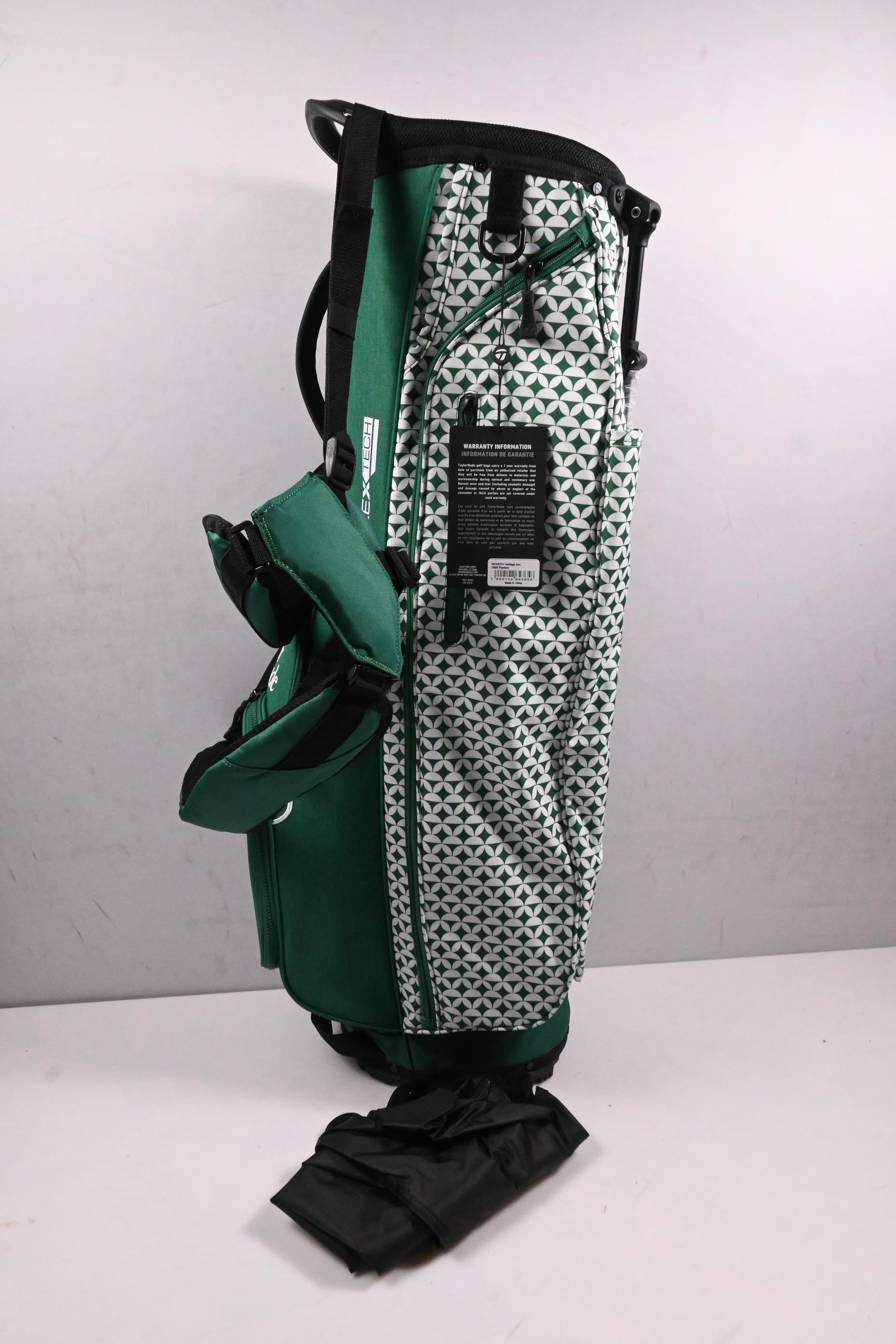 Taylormade Flex Tech Heritage Icon Stand Bag / 4-Way Divider / Green, WHite