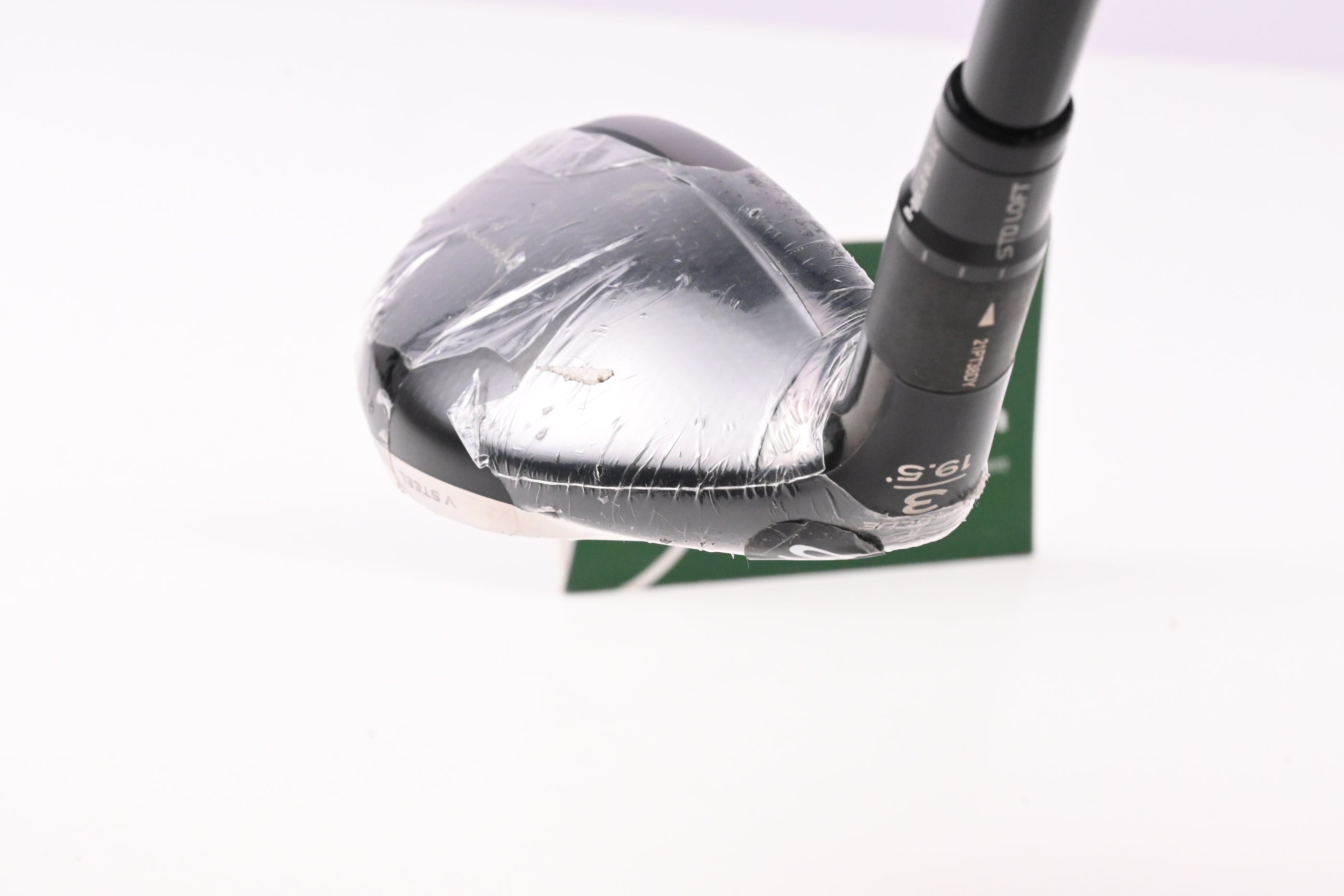 Left Hand Taylormade Stealth Plus #3 Hybrid / 19.5 Degree / Stiff Flex HZRDUS Smoke
