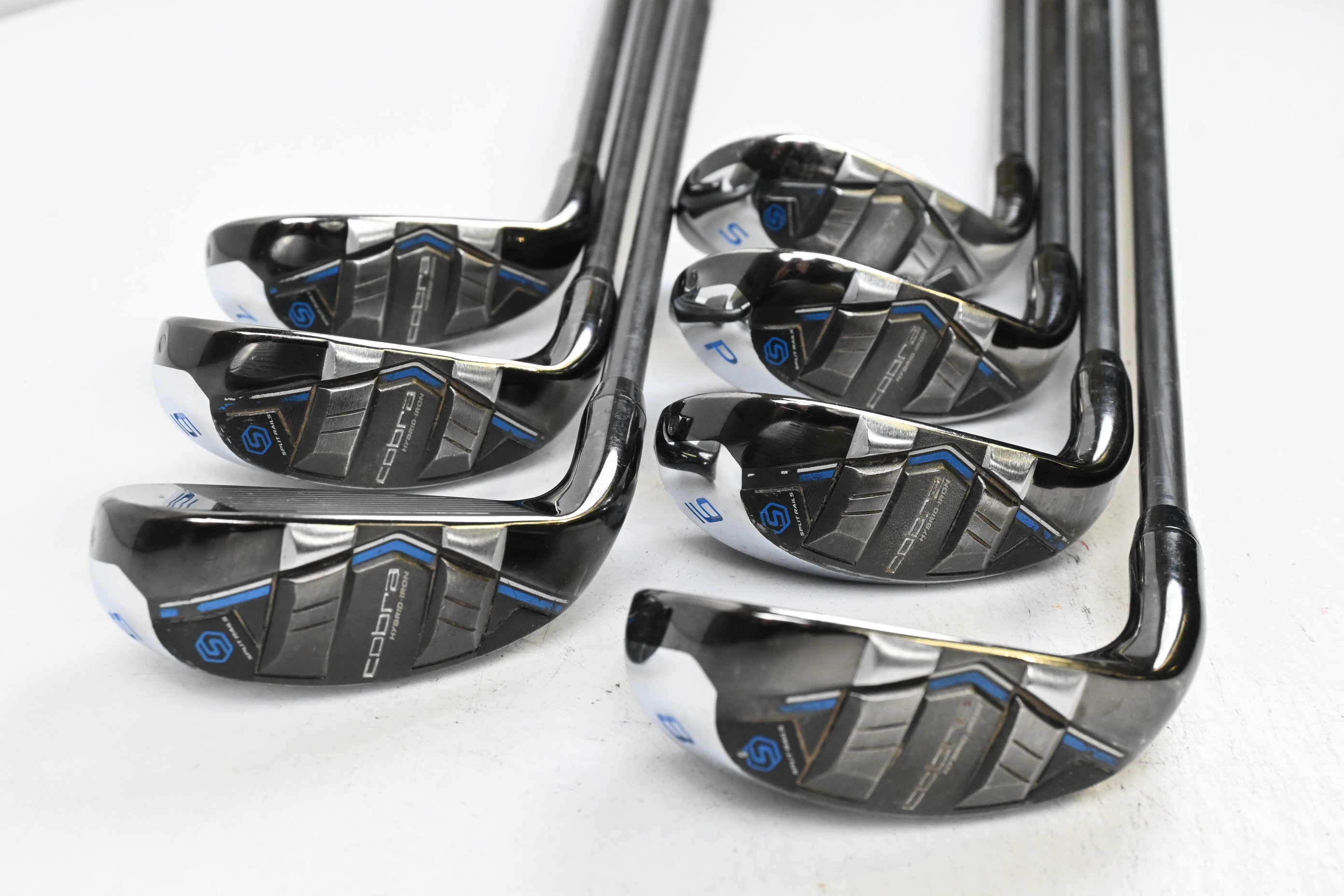 Cobra T-Rail Hybrid Combo Irons / 5-PW+SW / Regular Flex Cobra Ultralite 50