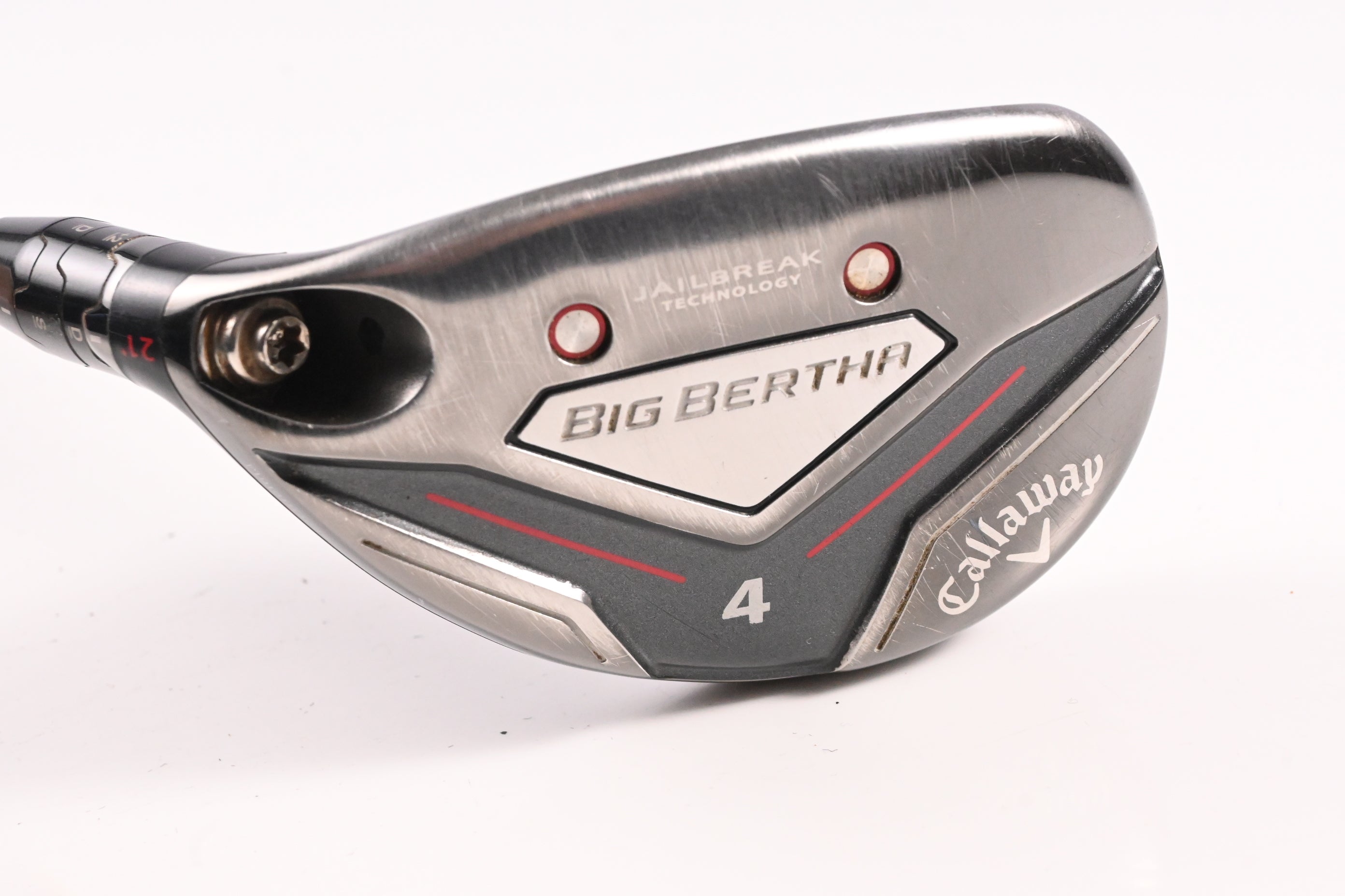 Left Hand Callaway Big Bertha 2019 #4 Hybrid / 21 Degree / Senior Flex Recoil