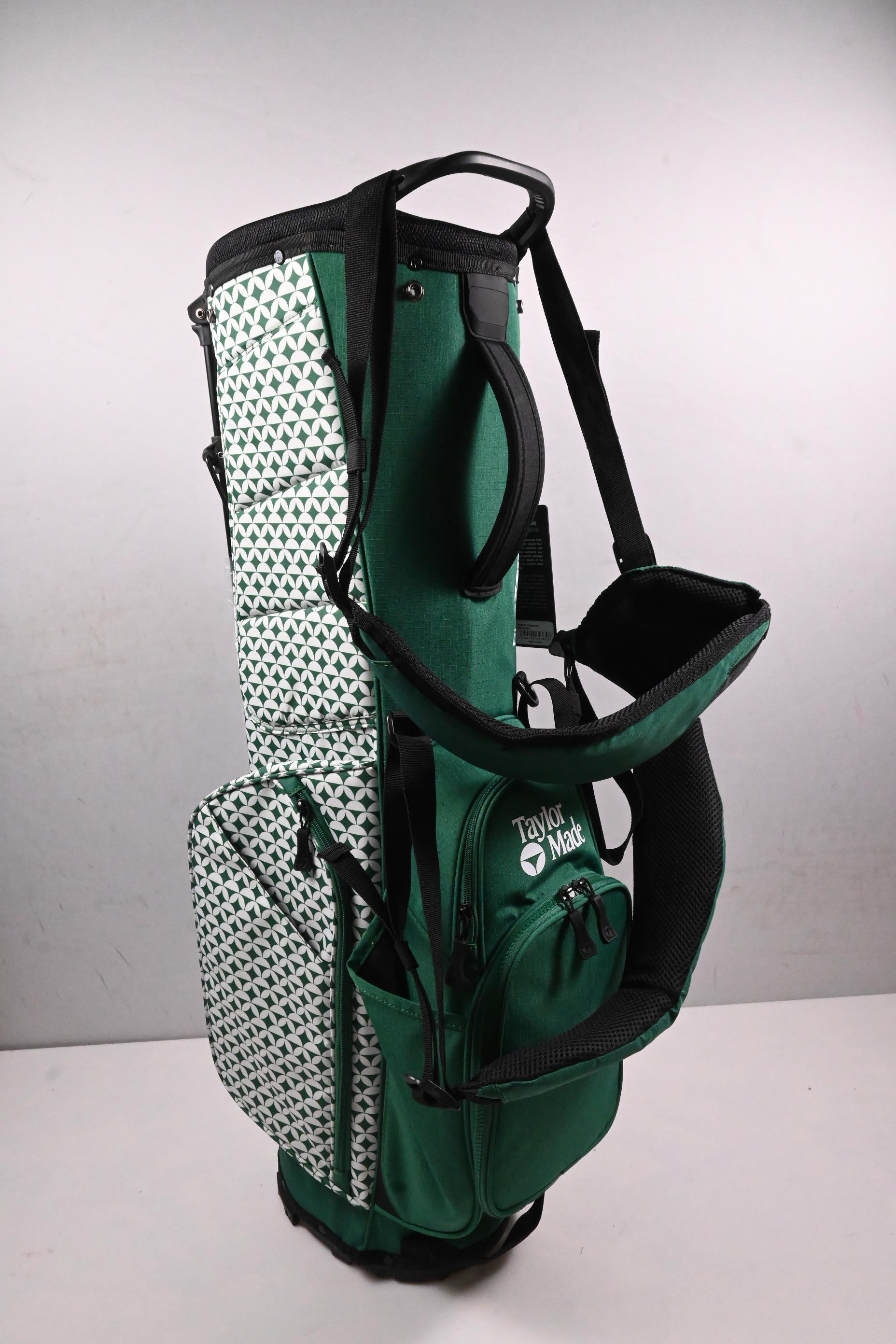 Taylormade Flex Tech Heritage Icon Stand Bag / 4-Way Divider / Green, WHite