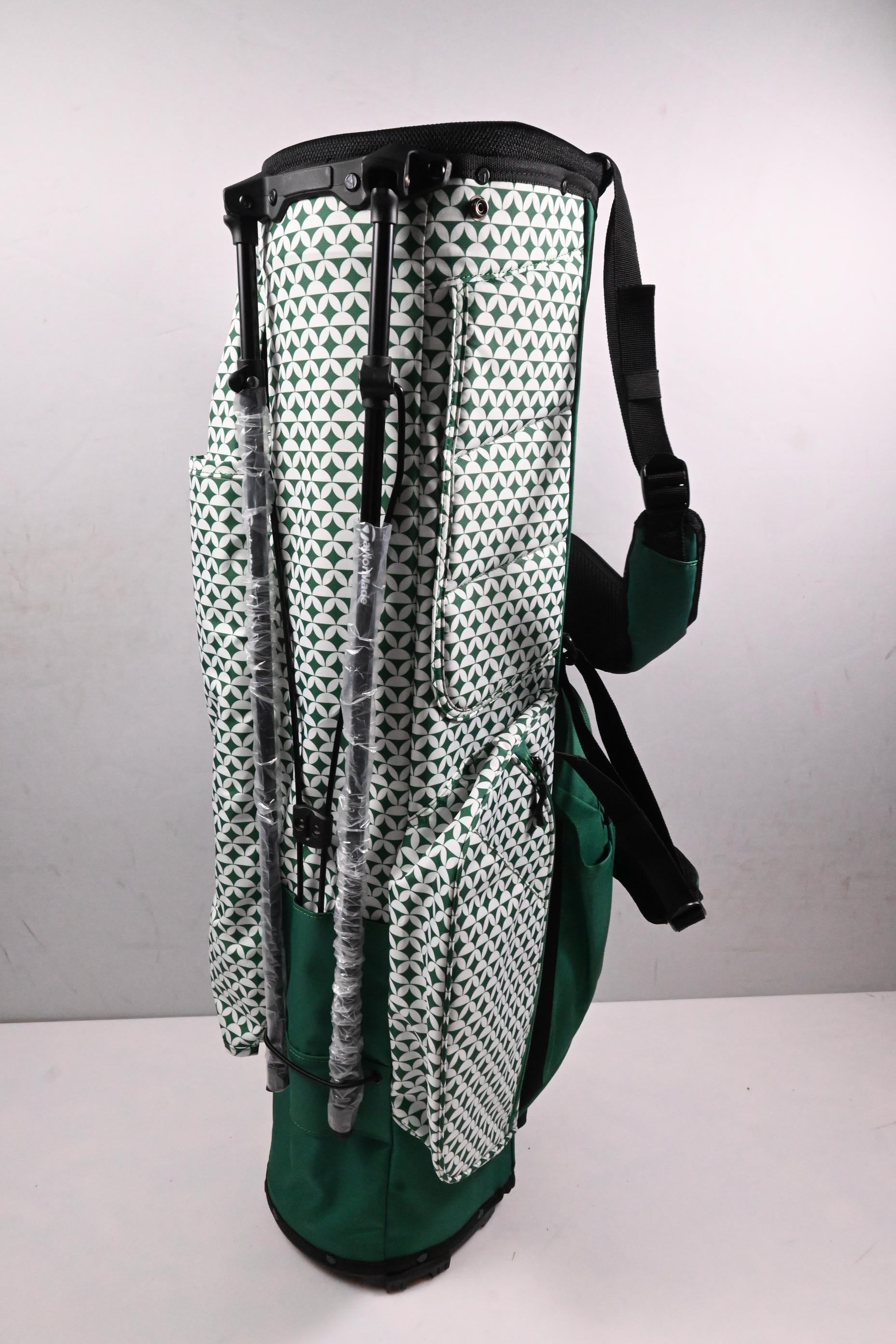 Taylormade Flex Tech Heritage Icon Stand Bag / 4-Way Divider / Green, WHite