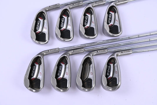 Ping G20 Irons / 4-PW+SW / Black Dot / Regular Flex Ping CFS Shafts