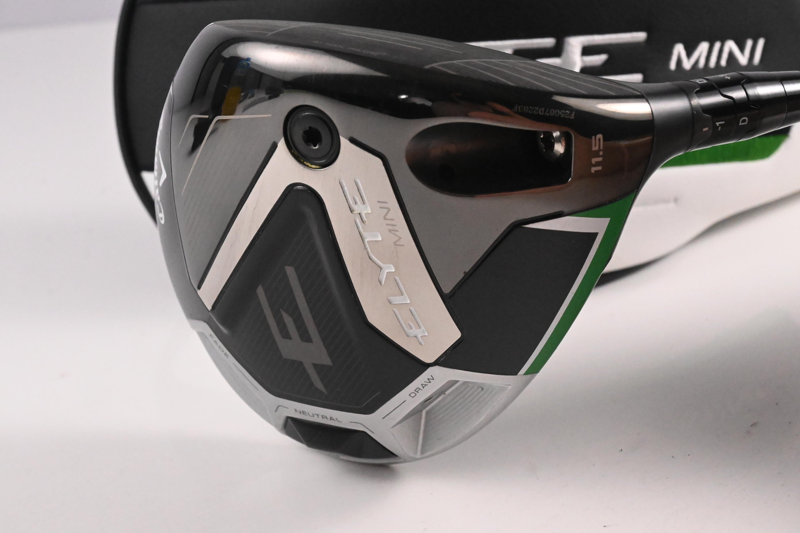 Callaway Elyte Mini Driver / 11.5 Degree / Stiff Flex Denali Charcoal 60 Shaft