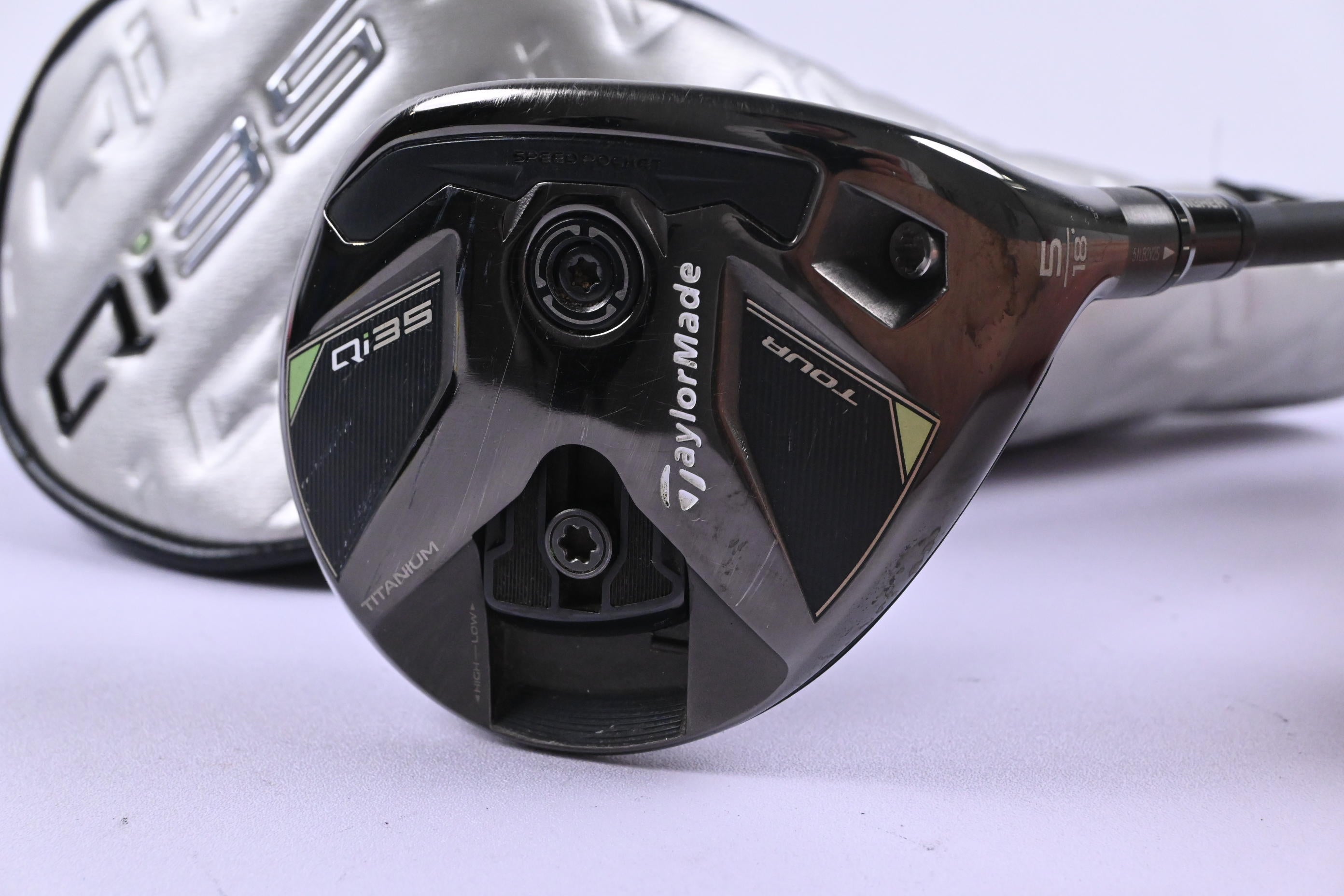 Taylormade Qi35 Tour #5 Wood / 18 Degree / Stiff Flex HZRDUS Black Gen5 70 Shaft