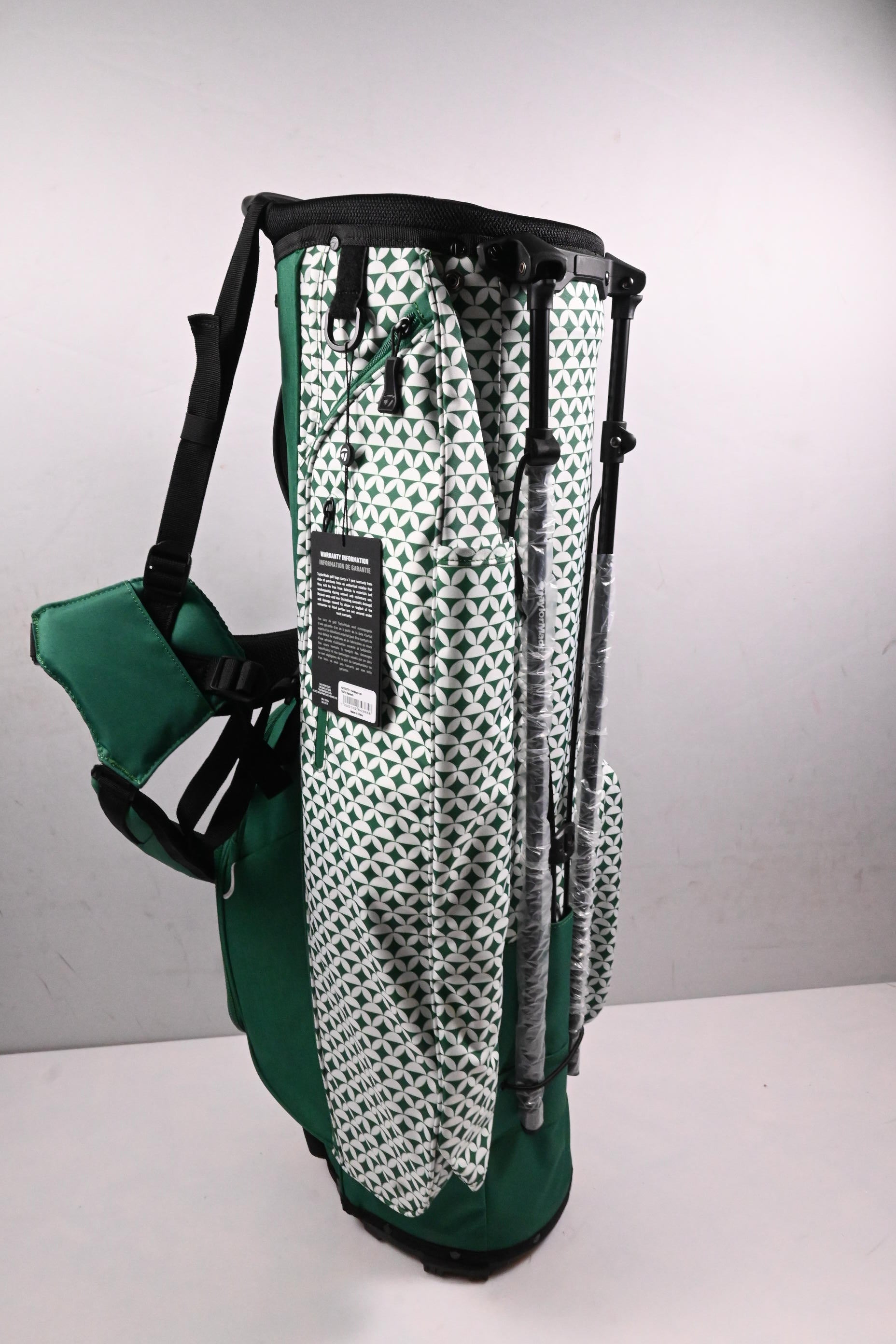 Taylormade Flex Tech Heritage Icon Stand Bag / 4-Way Divider / Green, WHite