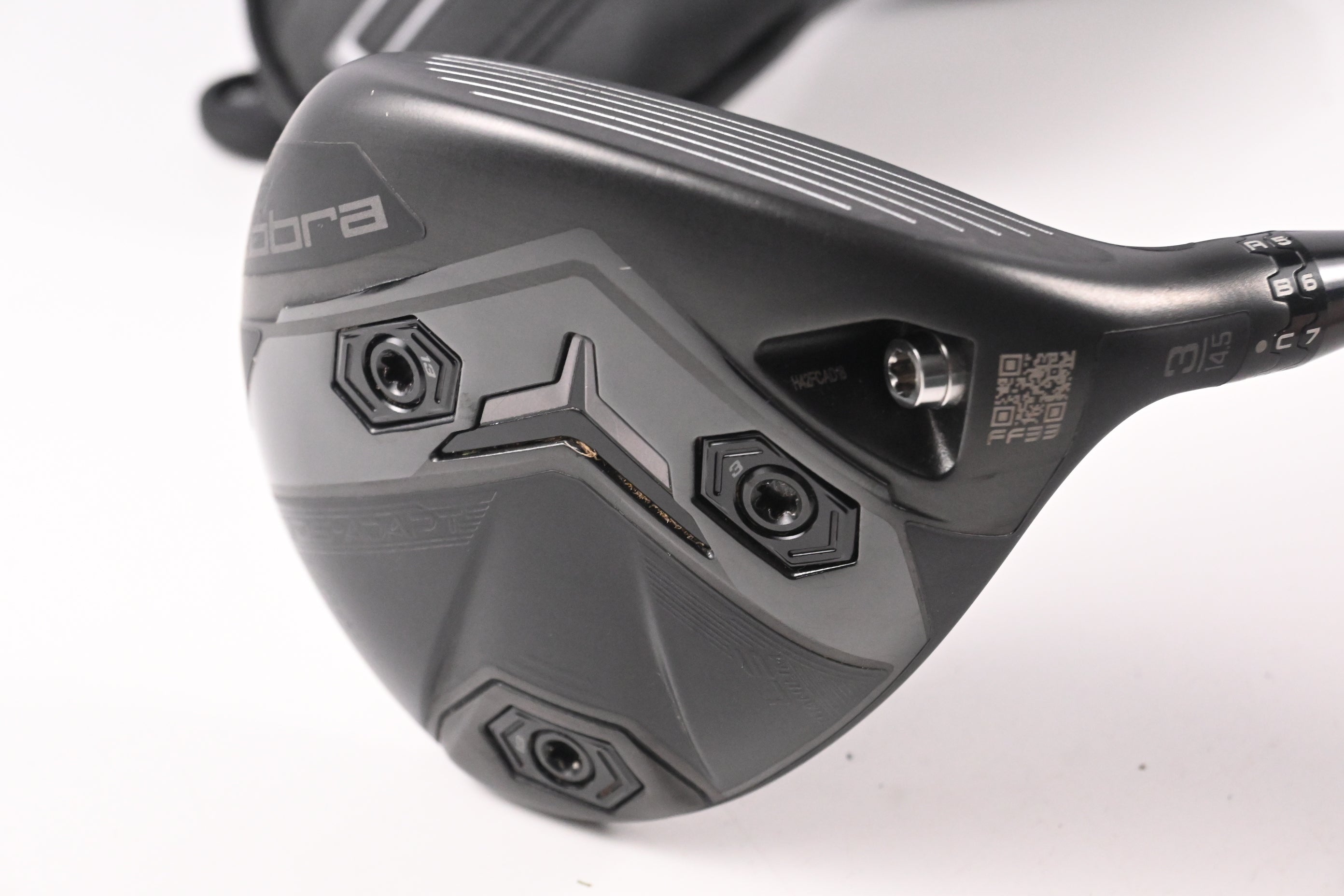 Cobra DS-Adapt LS Titanium #3 Wood / 14.5 Degree / Stiff Flex Denali Black 70