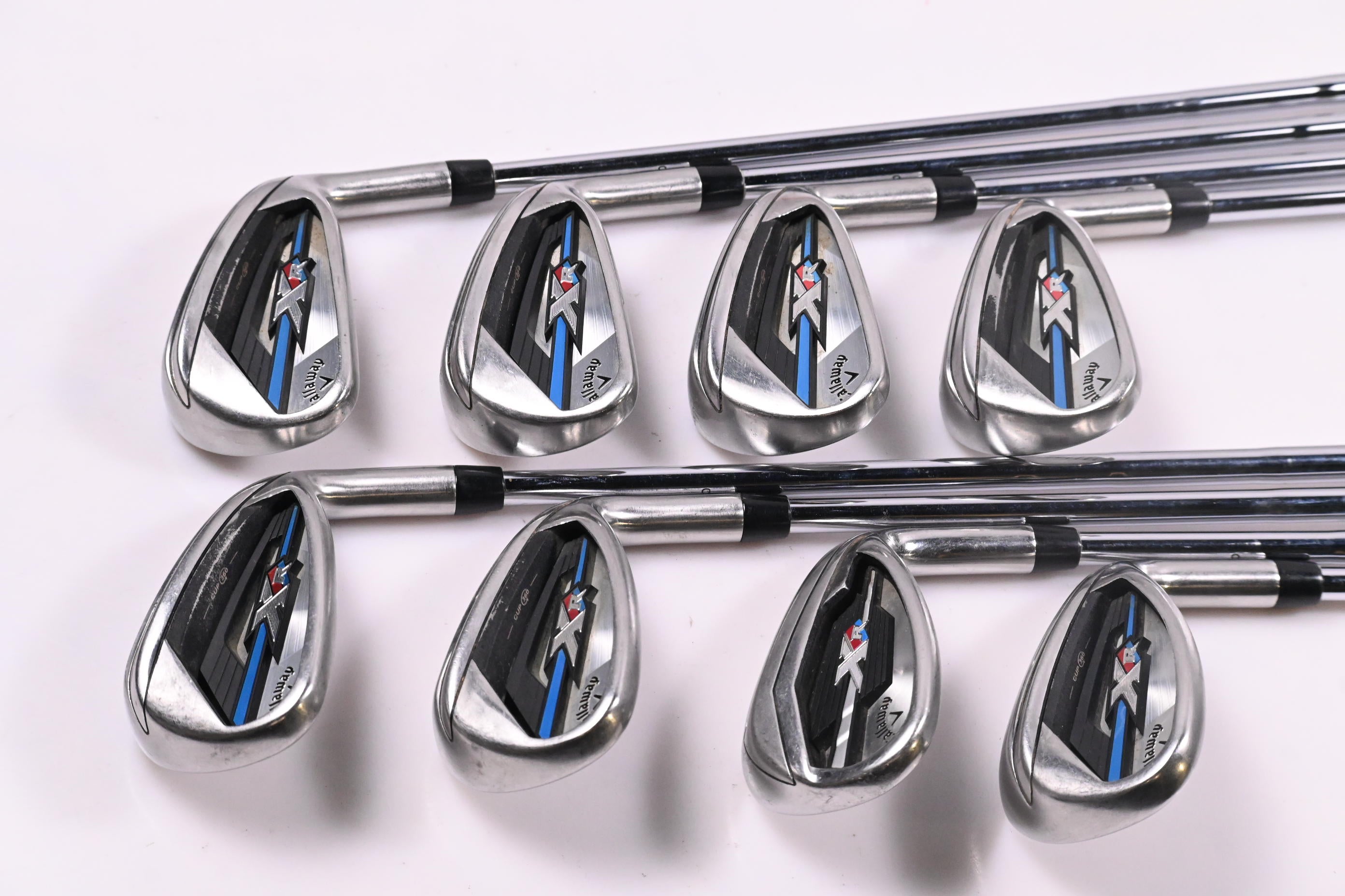 Callaway XR OS Irons / 5-PW+GW+SW / Regular Flex SpeedStep 80 Shafts