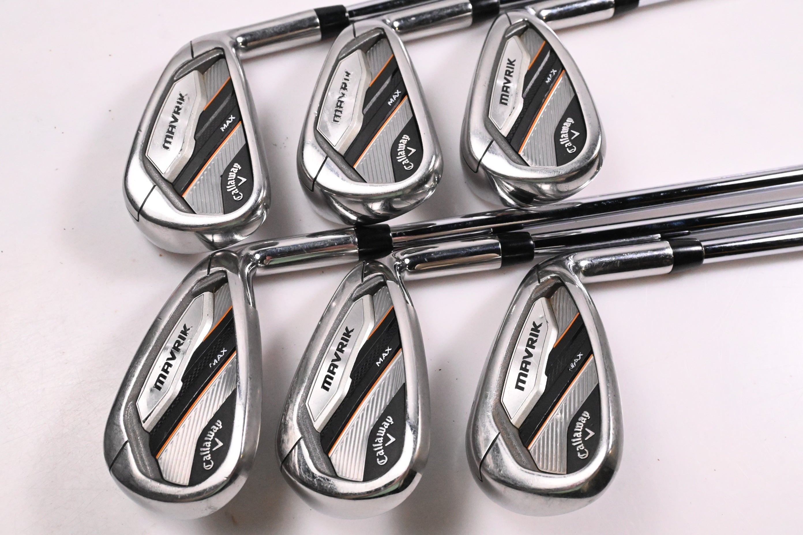 Callaway Mavrik Max Irons / 6-PW+GW / Regular Flex KBS MAX 80 Shafts