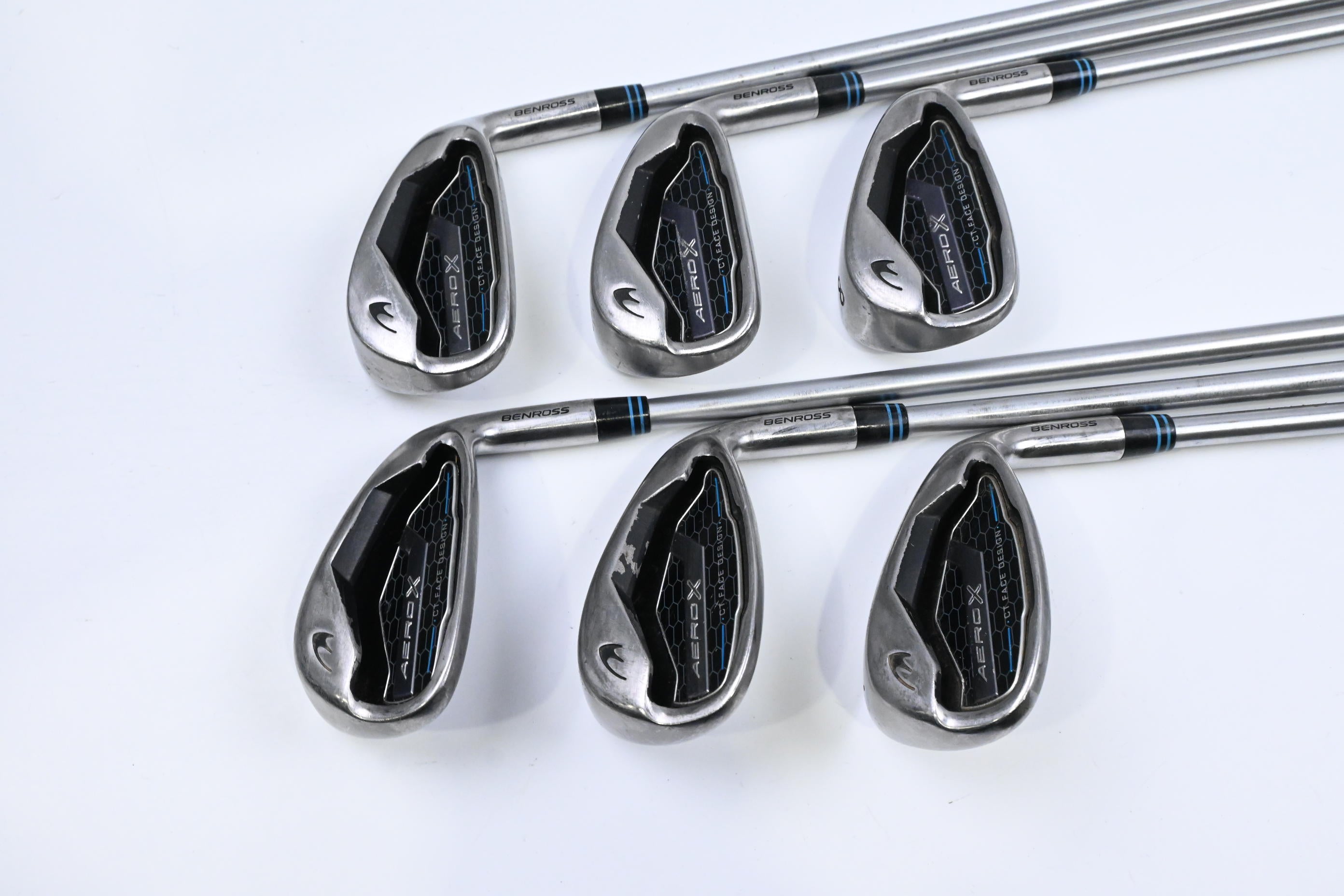 Benross Aero X Irons / 6-PW+SW / Regular Flex KBS Tour C-Taper Lite 105 Shaft