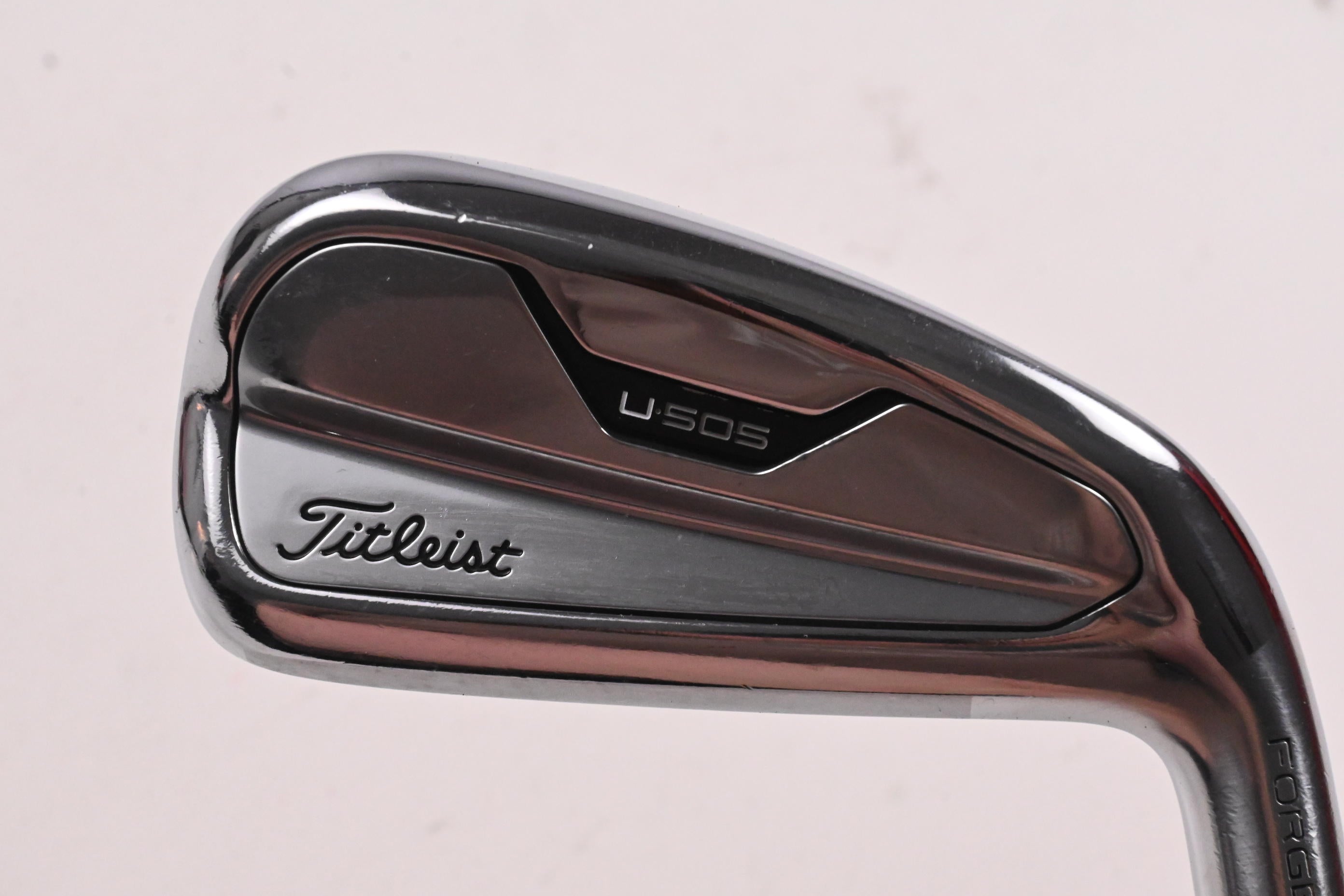 Titleist U505 #2 Iron / 18 Degree / Stiff Flex HZRDUS Smoke RDX Black 80 Shaft