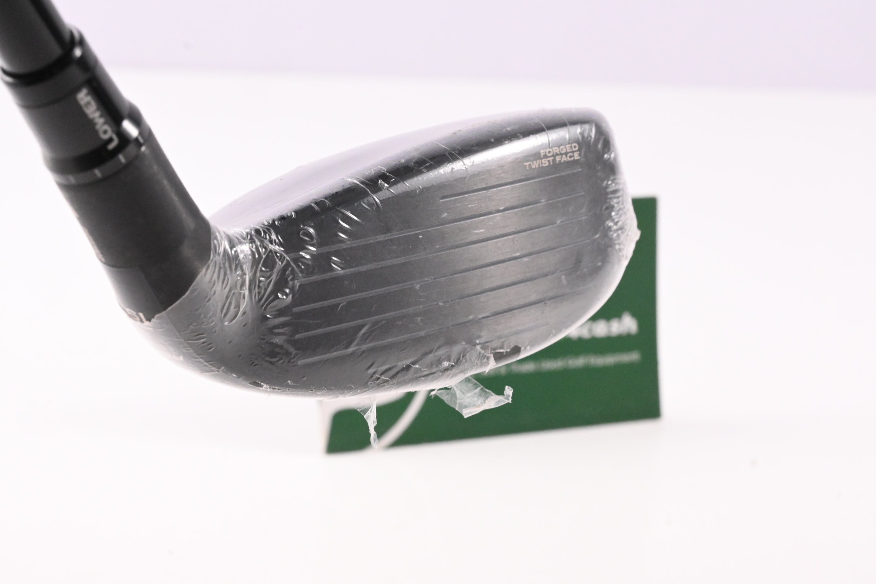Left Hand Taylormade Stealth Plus #3 Hybrid / 19.5 Degree / Stiff Flex HZRDUS Smoke