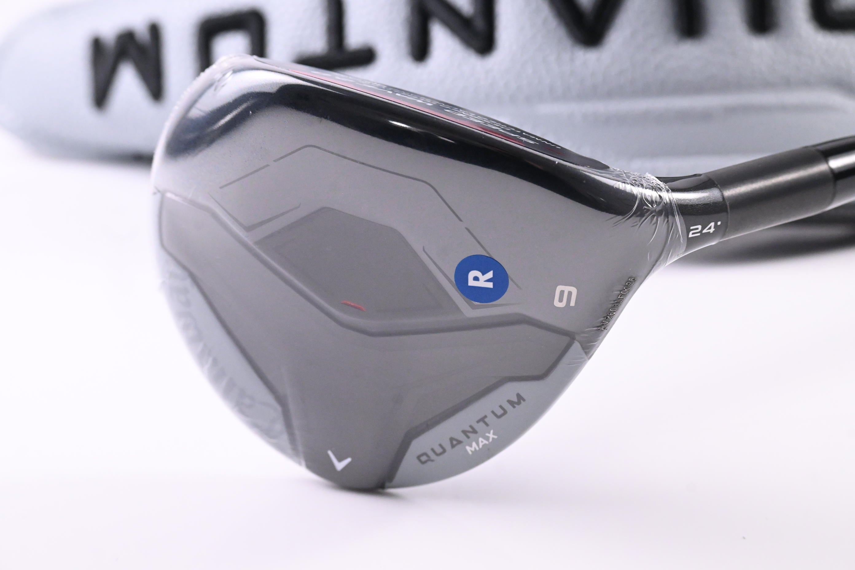Callaway Quantum Max #9 Wood / 24 Degree / Regular Flex Denali Frost Silver 60
