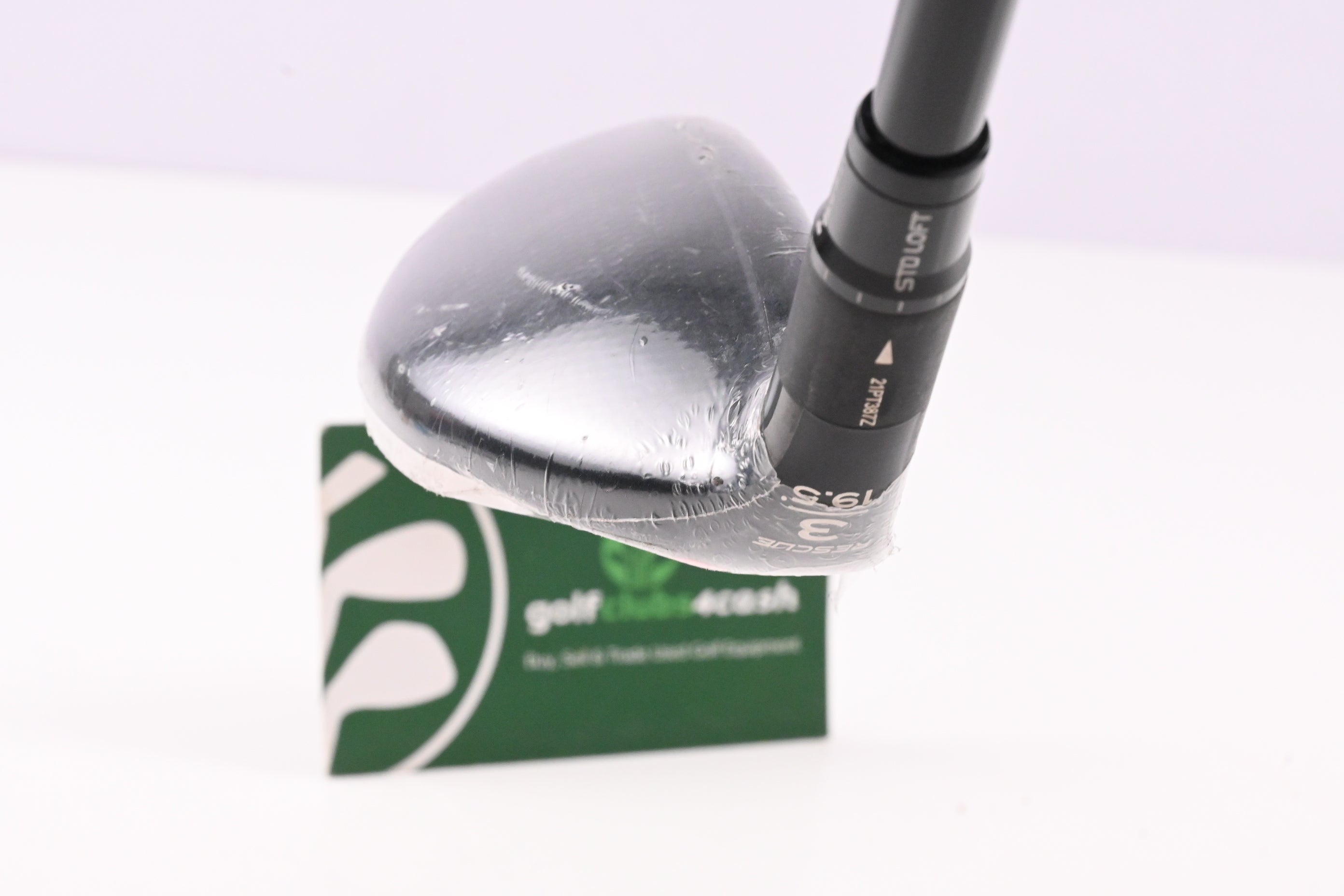 Left Hand Taylormade Stealth Plus #3 Hybrid / 19.5 Degree / Stiff Flex HZRDUS Smoke