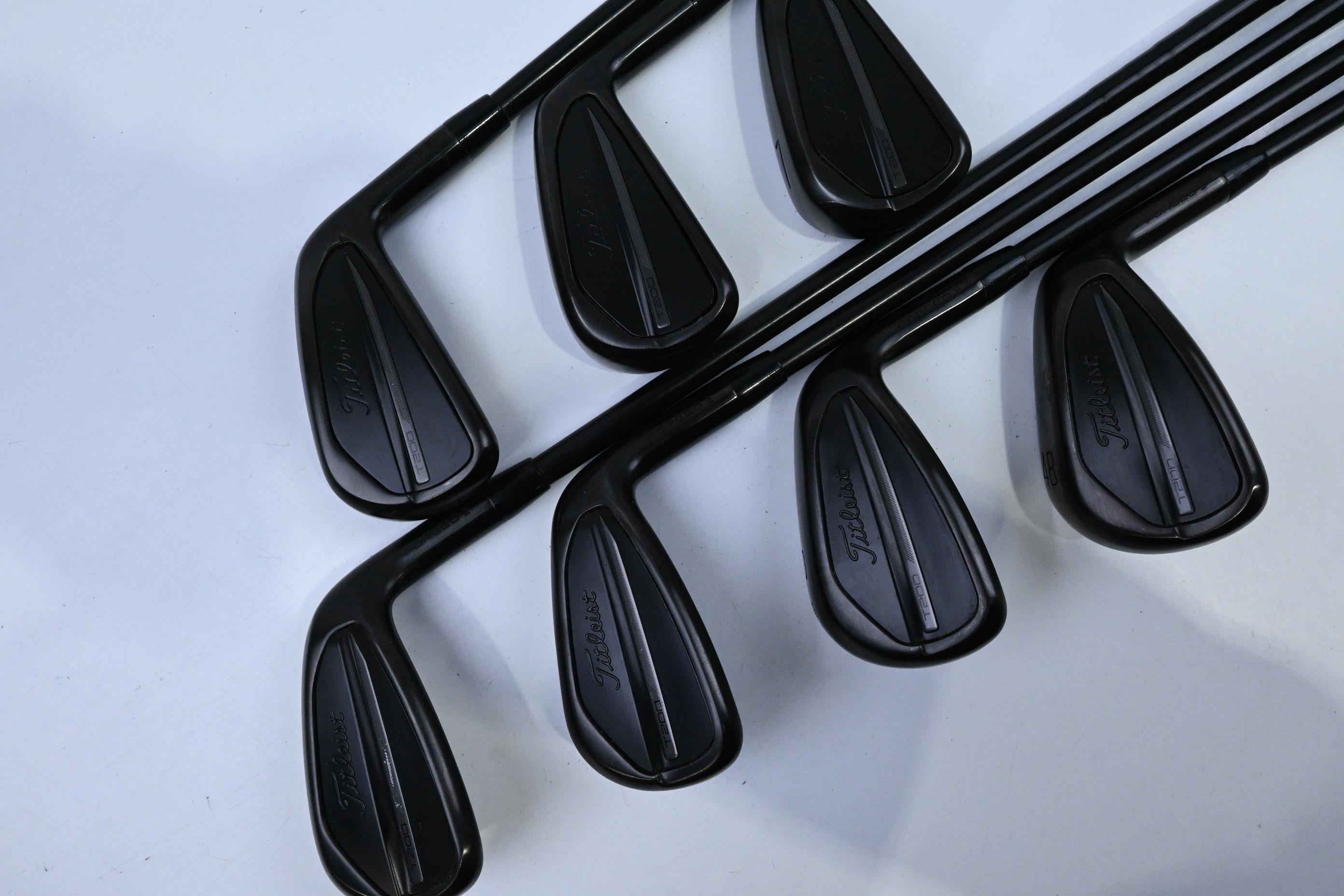 Titleist T200 Black Vapor Irons / 5-PW+GW / Stiff Flex AMT Black S300 Shafts