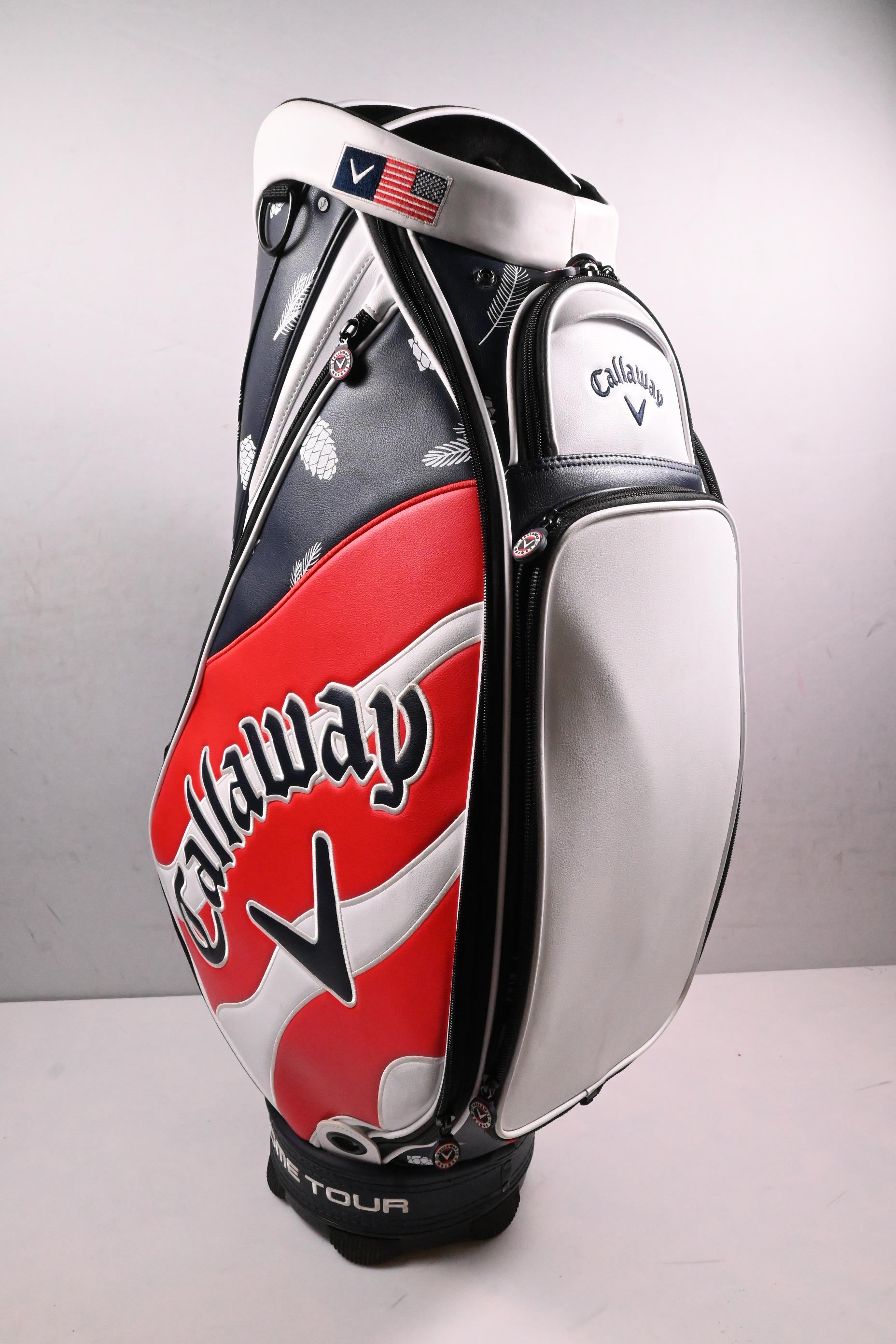 Callaway US Open 2024 Tour Bag / 6-Way Divider / Red, White, Blue