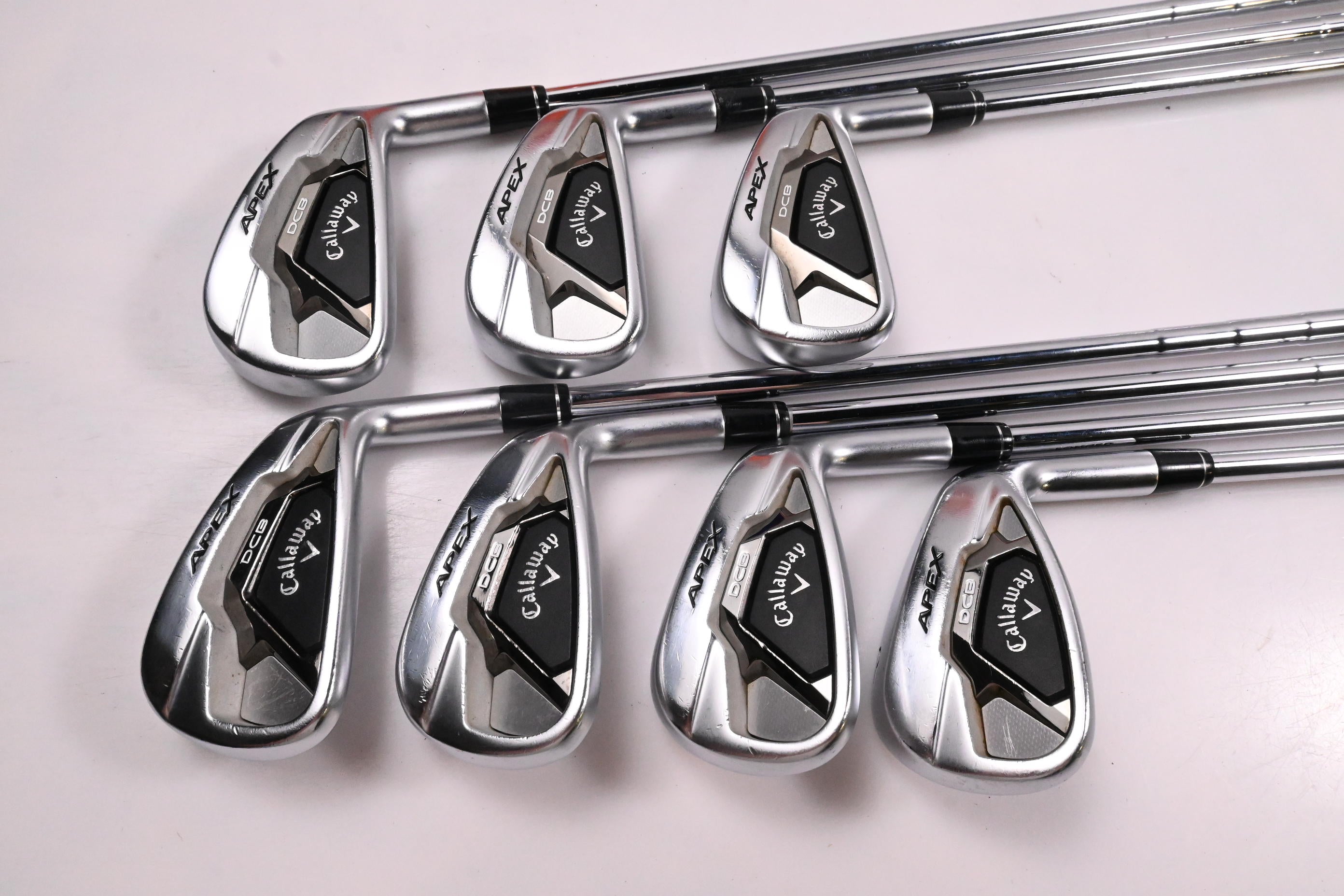 Callaway Apex DCB Irons / 4-PW / Stiff Flex Elevate ETS 85 Shafts