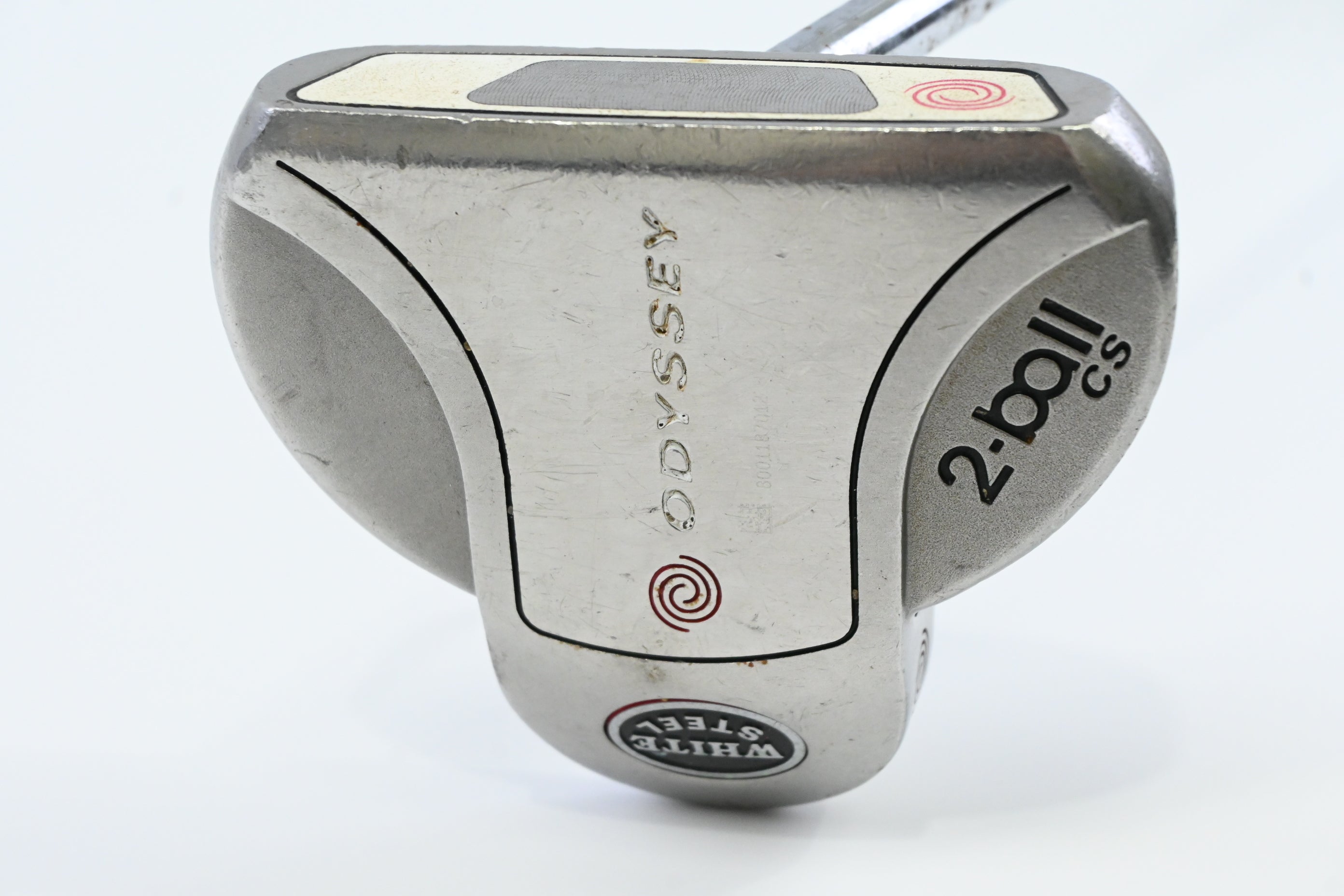 Odyssey White Steel 2-Ball CS Putter / 34 Inch