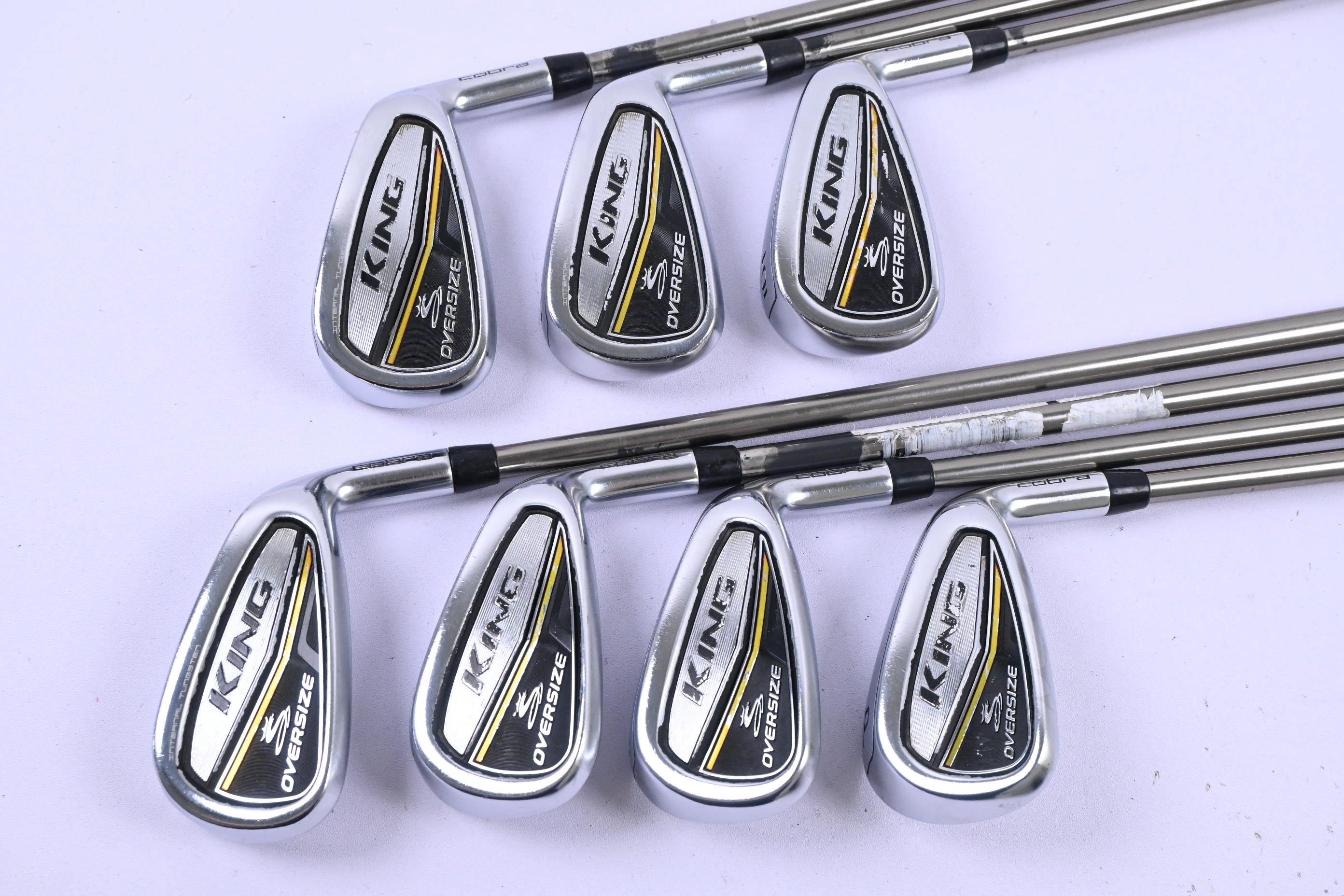 Cobra King Oversize Irons / 4-PW / Regular Flex Recoil ES 460 Shafts