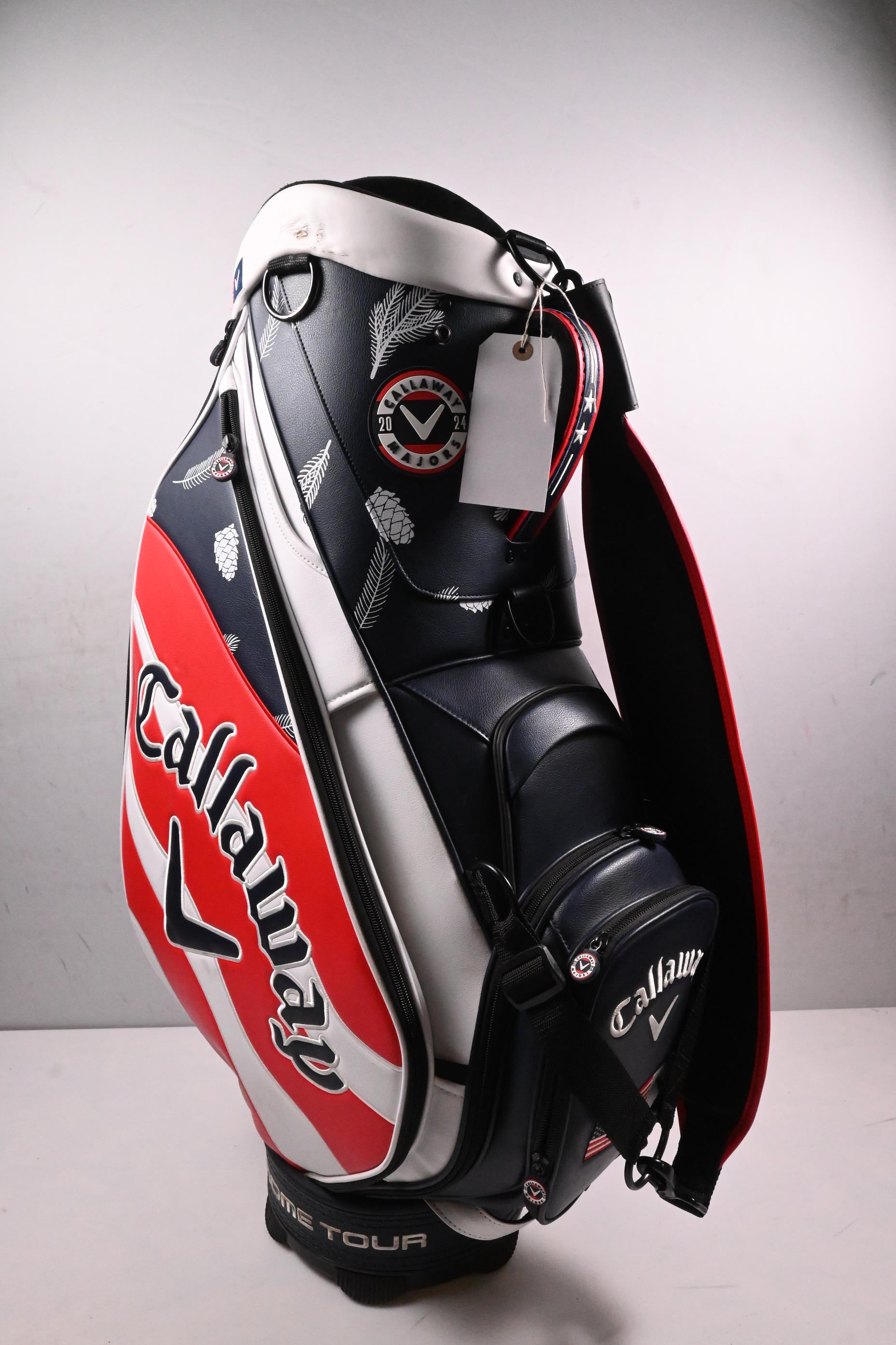 Callaway US Open 2024 Tour Bag / 6-Way Divider / Red, White, Blue
