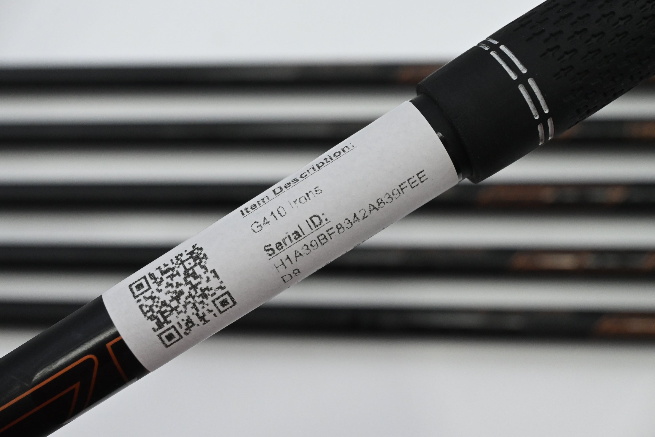 Ping G410 Irons / 5-PW / Orange Dot / Senior Flex Ping Alta CB Shafts