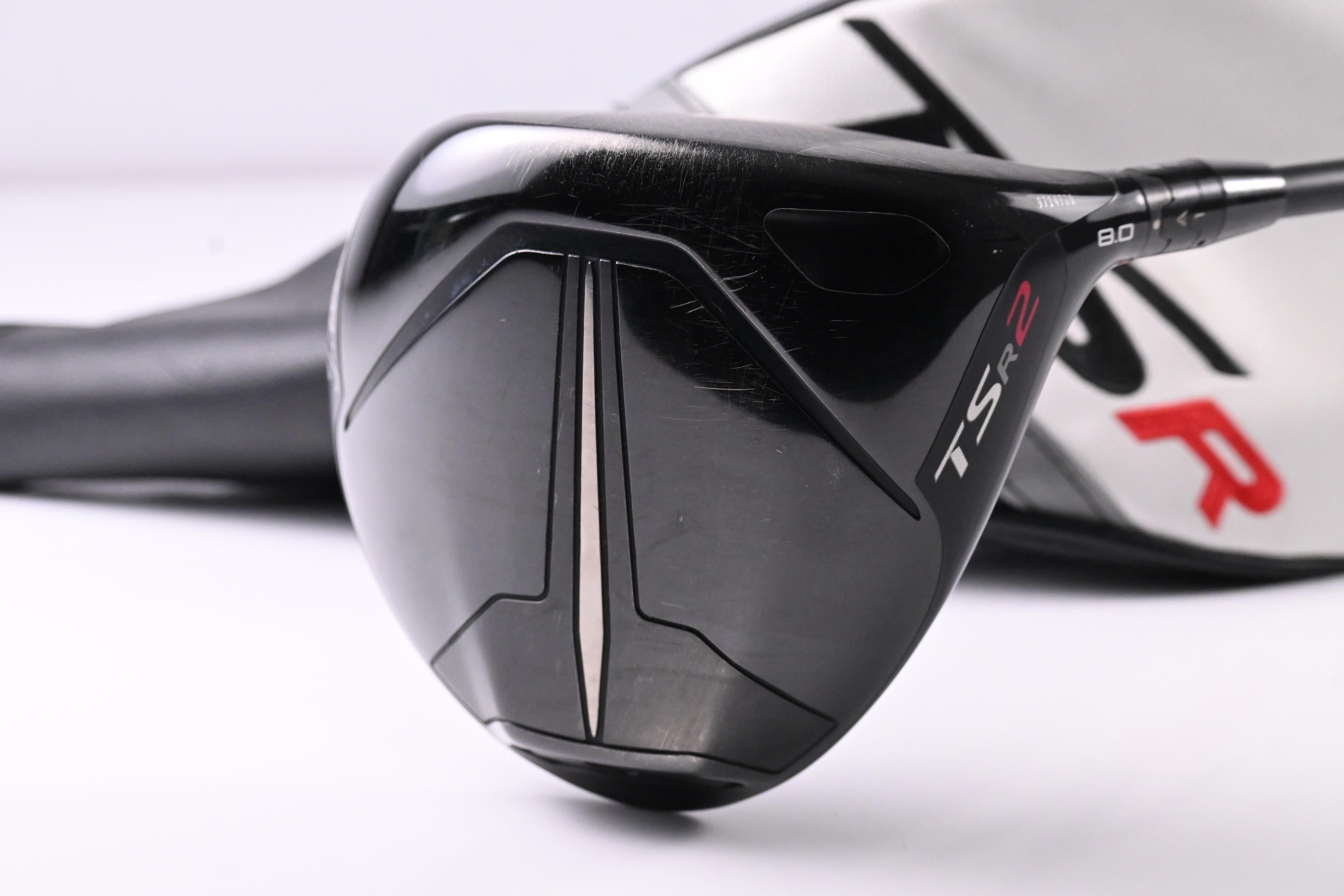 Titleist TSR2 Driver / 8 Degree / Stiff Flex Mitsubishi Tensei 1K White 65 Shaft
