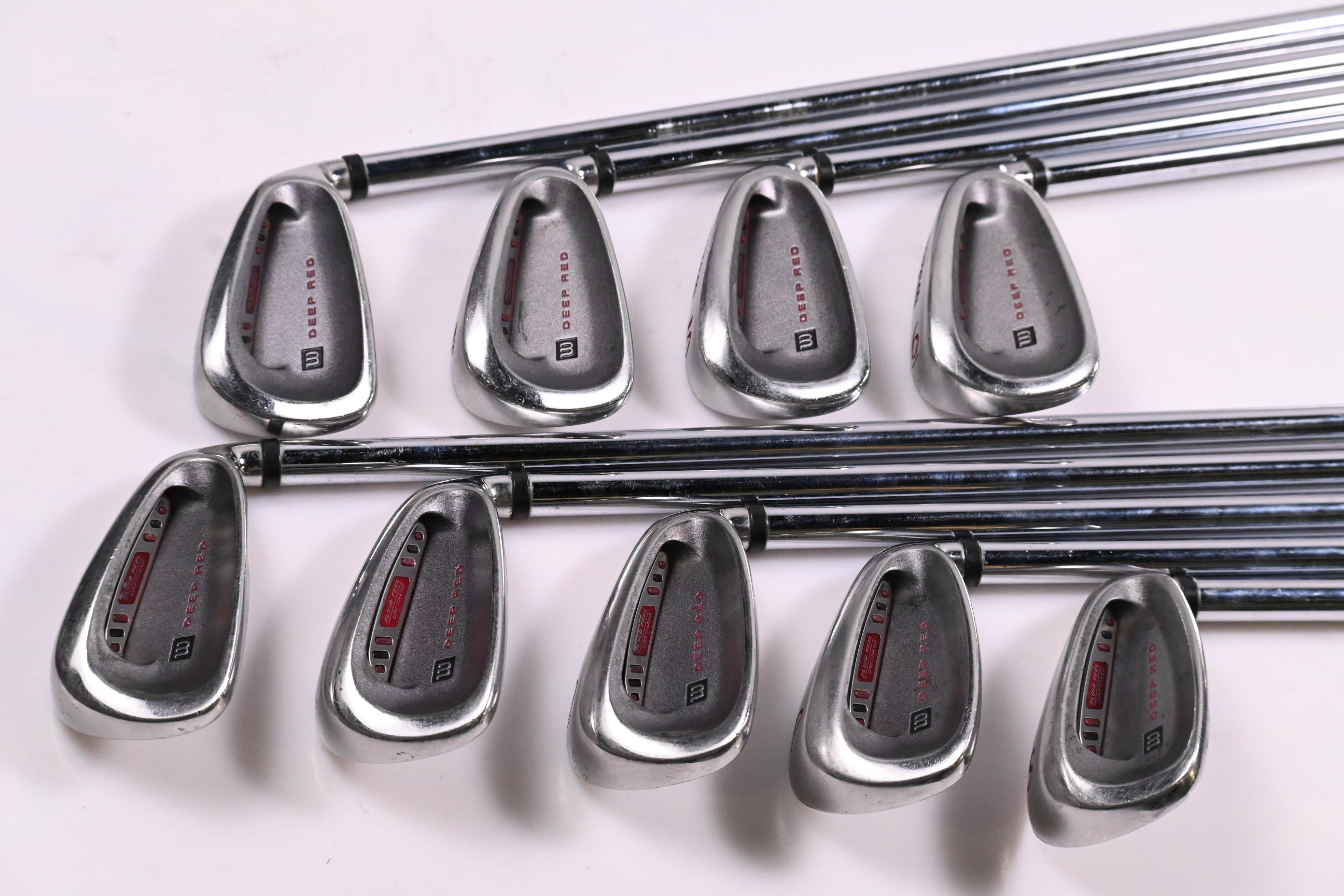 Wilson Deep Red Irons / 3-PW+SW / Regular Flex Wilson Fat Shafts
