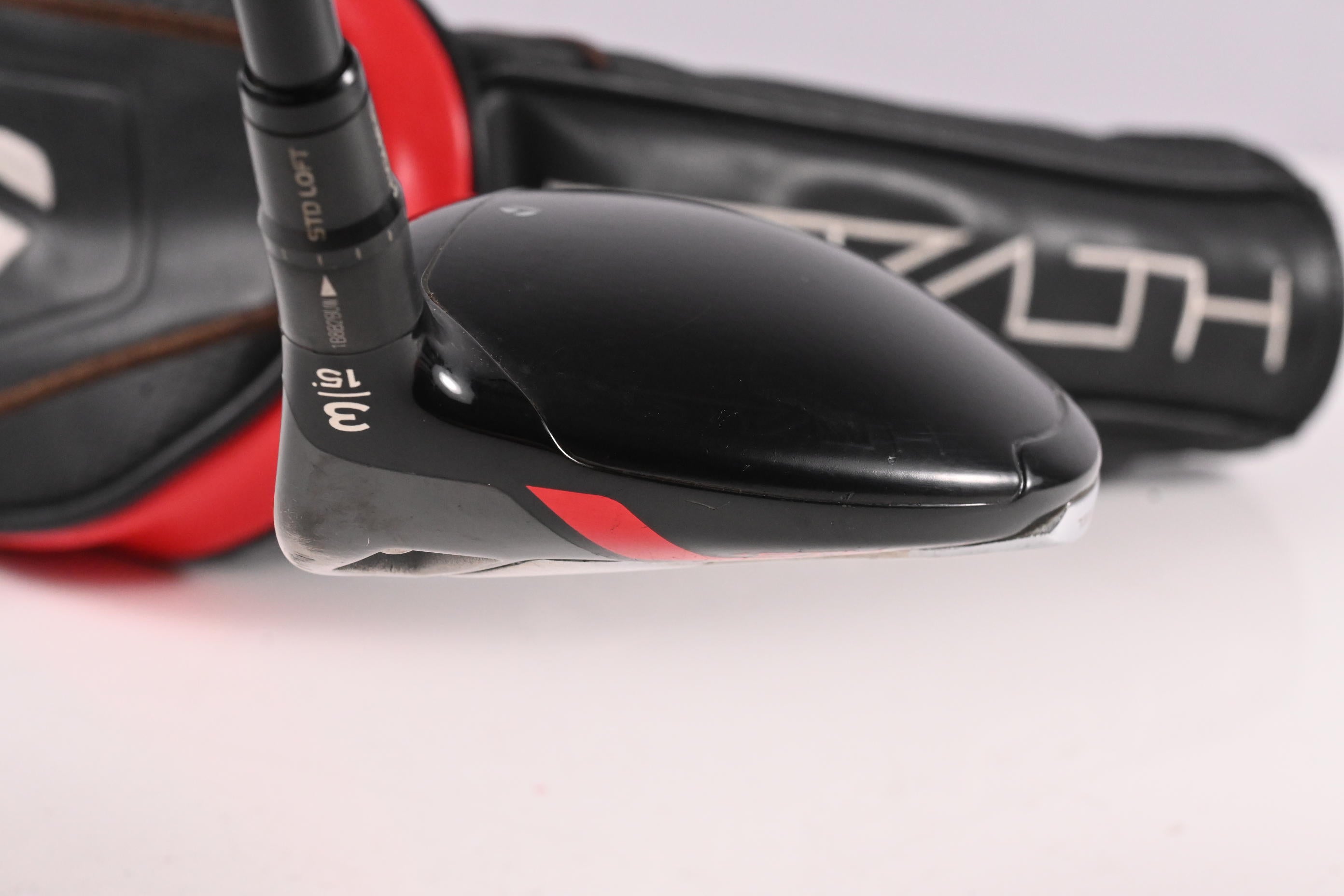 Taylormade Stealth Plus #3 Wood / 15 Degree / Regular Flex HZRDUS RDX Smoke Red