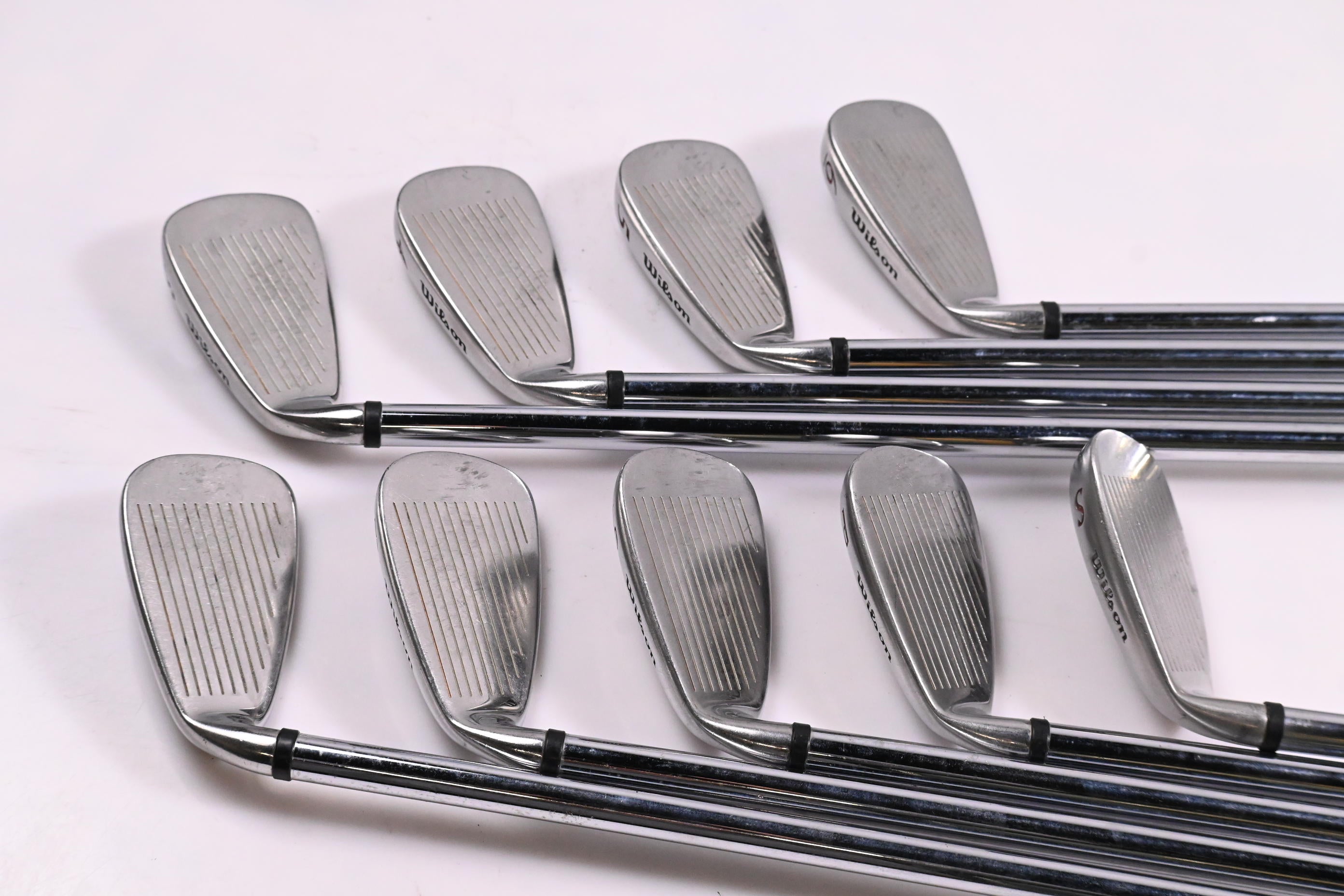Wilson Deep Red Irons / 3-PW+SW / Regular Flex Wilson Fat Shafts