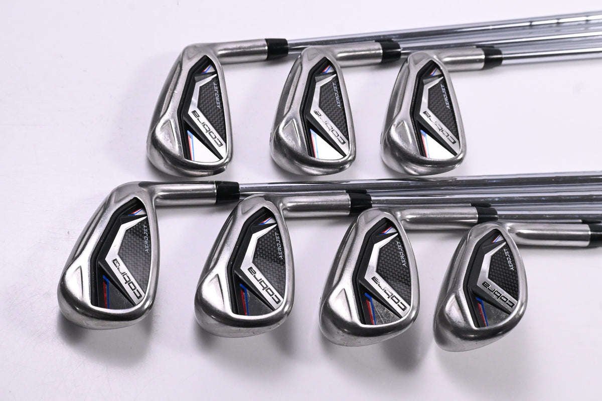Cobra Aerojet Irons / 5-PW+SW / Stiff Flex KBS Tour Lite Shaft