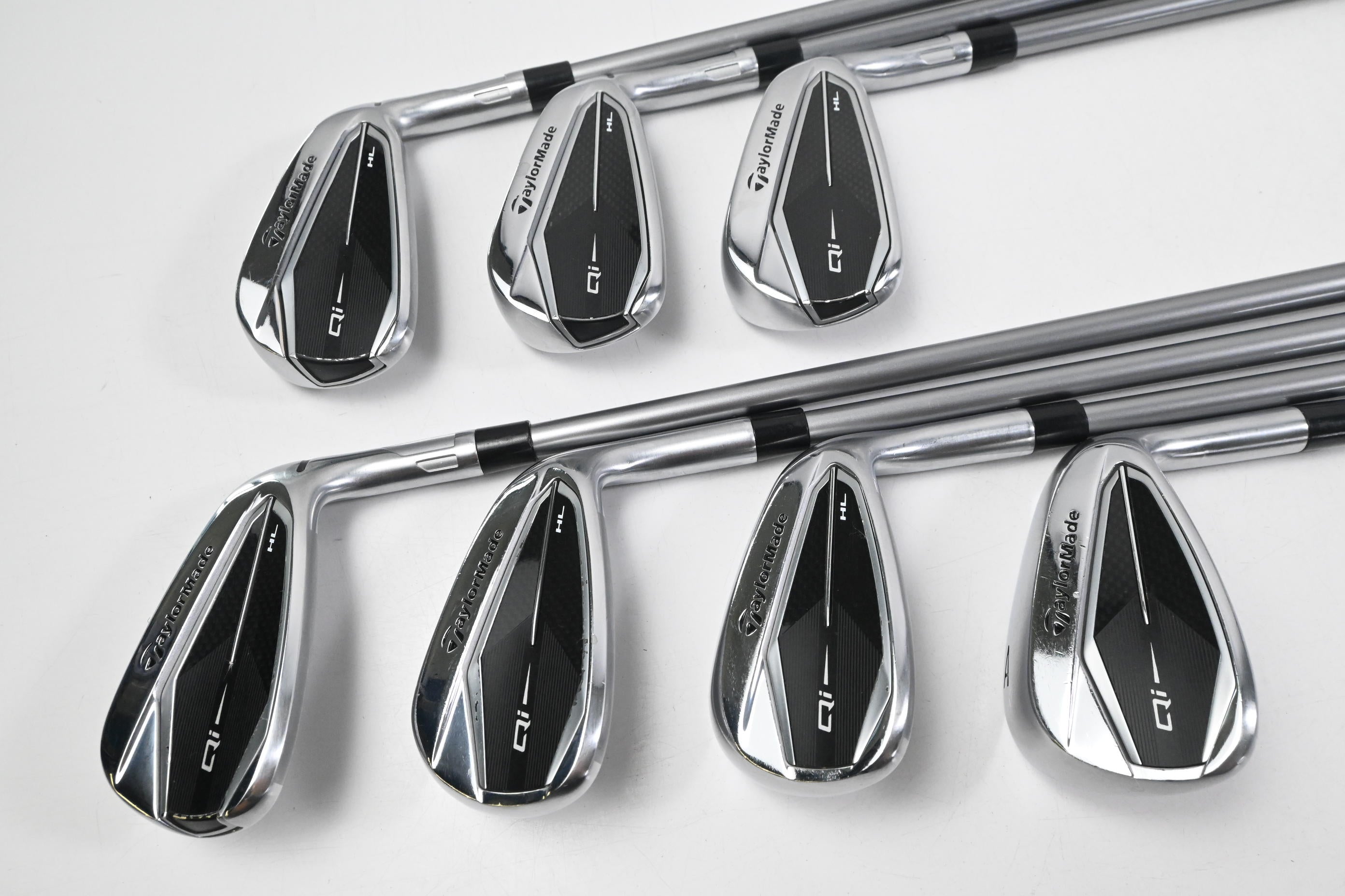 Taylormade Qi HL Irons / 5-PW+GW / Senior Flex Fujikura Speeder NX TCS 50 Shafts