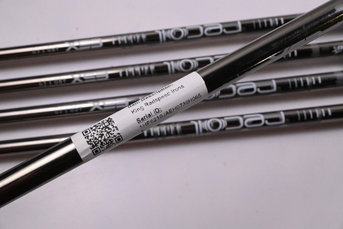 Cobra King Radspeed Irons / 6-PW / Regular Flex UST Recoil ESX 460 Shafts