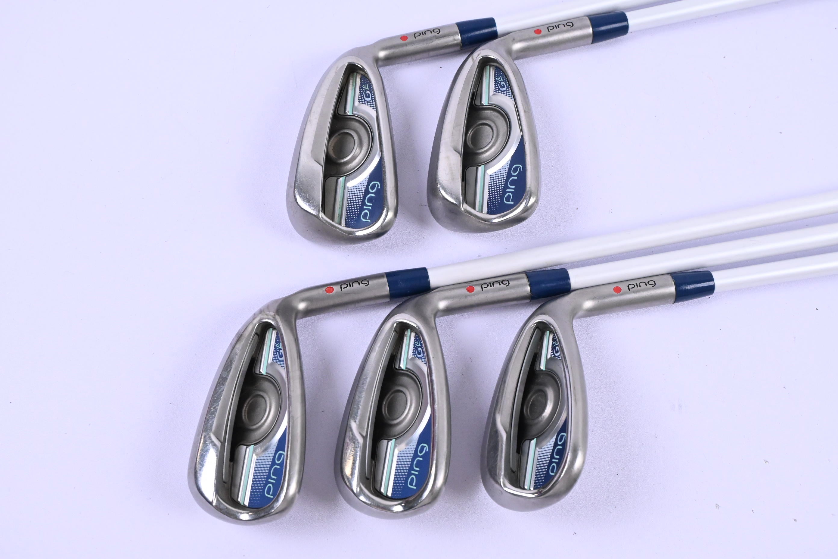 Ladies Ping G Le Irons / 7-PW+SW / Red Dot / Ladies Flex Ping ULT230 Shaft
