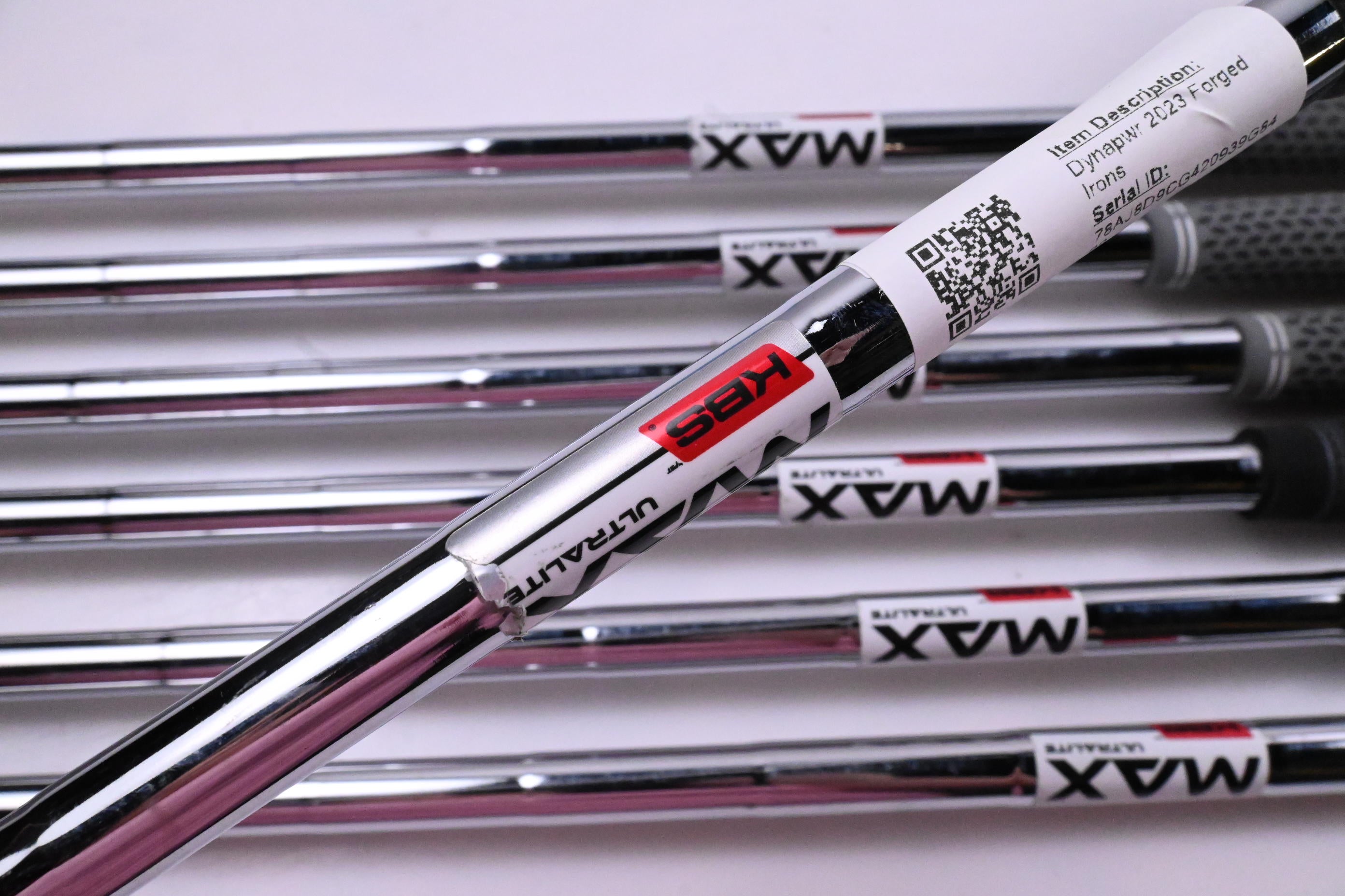 Wilson Dynapwr 2023 Forged Irons / 5-PW+GW / UniFlex KBS MAX UltraLite Shafts