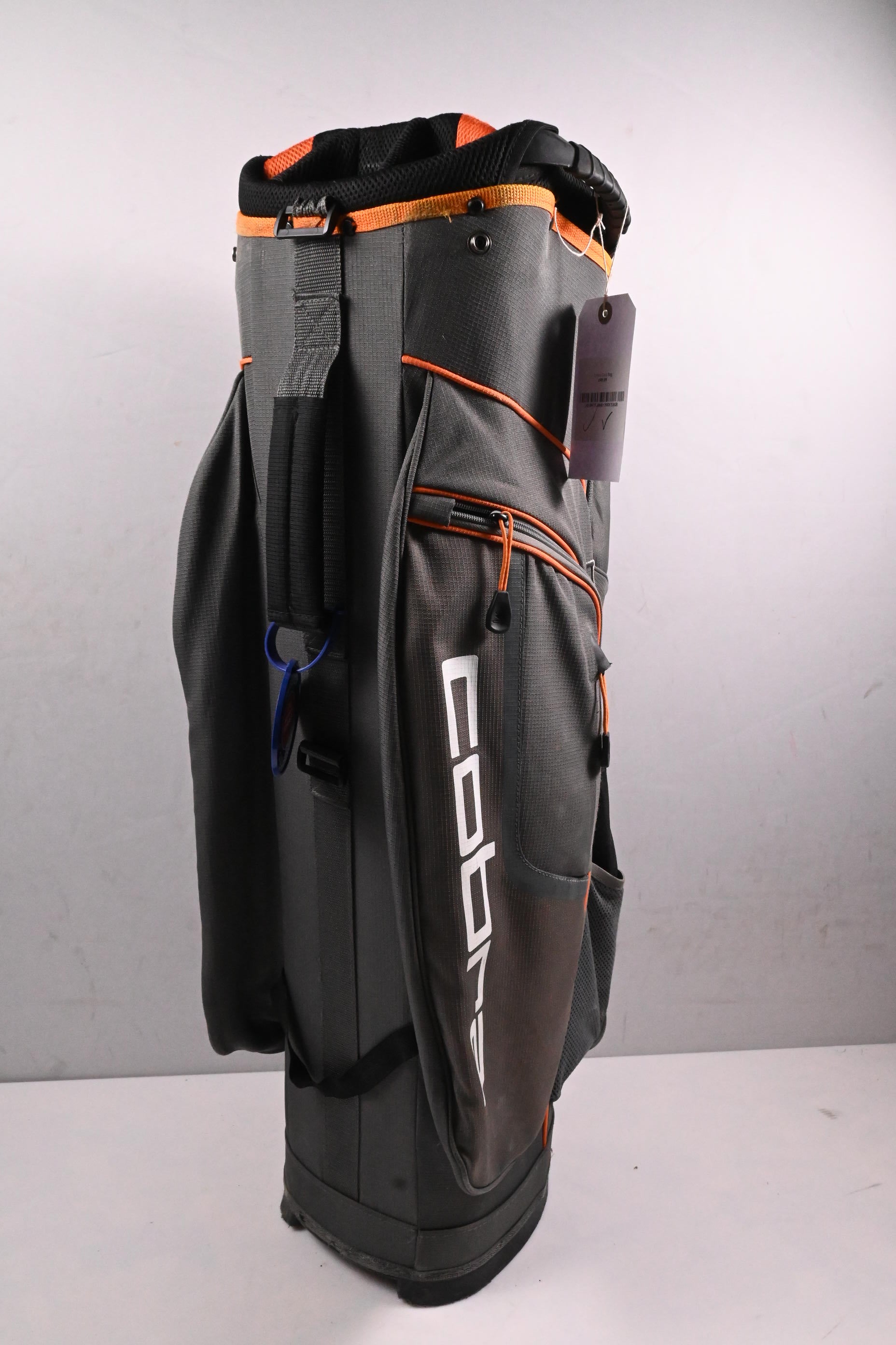 Cobra Cart Bag / 14-Way Divider / Grey, Orange