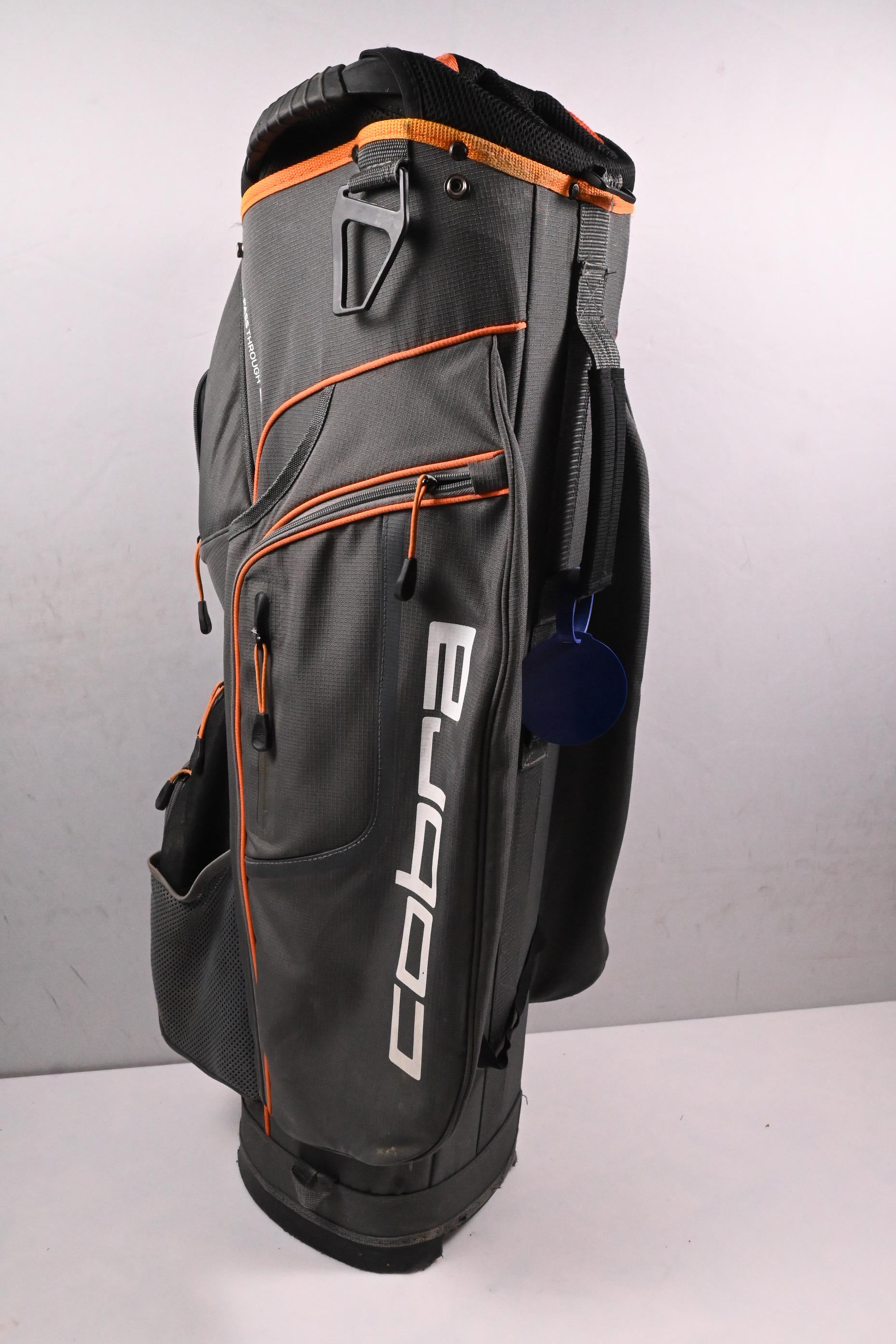 Cobra Cart Bag / 14-Way Divider / Grey, Orange