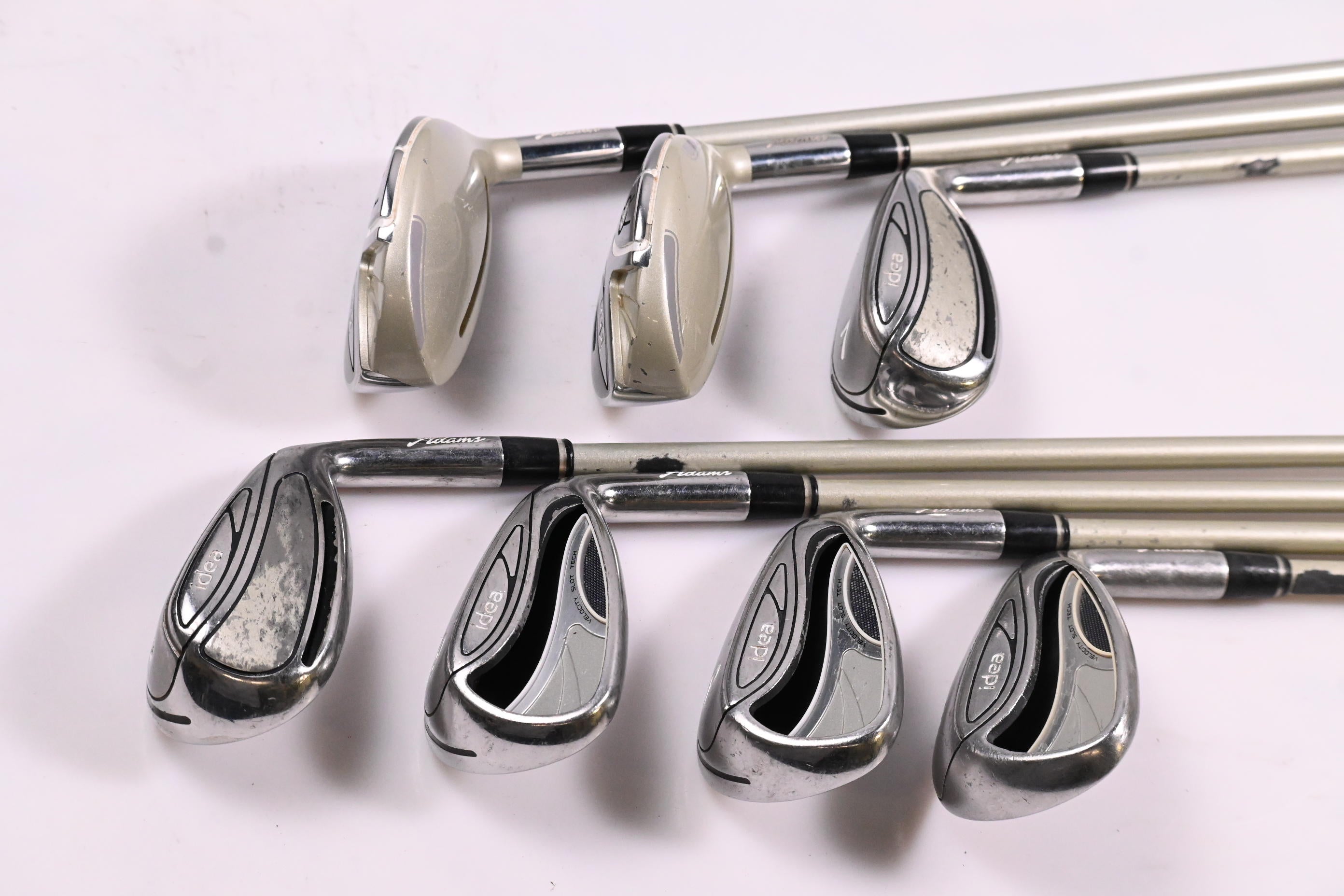 Ladies Adams Idea 2014 Hybrid Combo Irons / 5-PW+SW / Ladies Flex Adams Shafts