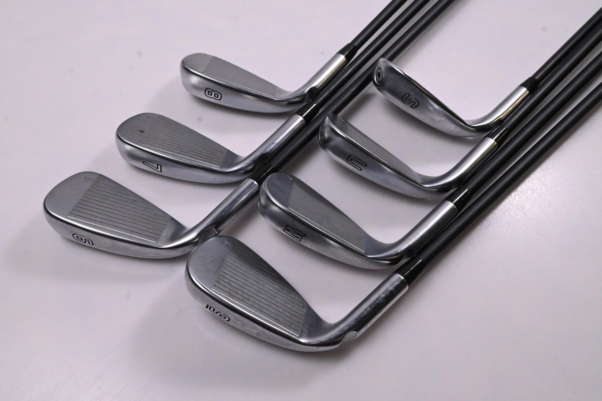 Ping G410 Irons / 6-PW+GW+SW / White Dot / Senior Flex Ping Alta CB Red Shafts