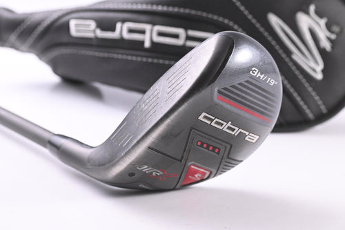 Left Hand Cobra Air-X #3 Hybrid / 19 Degree / Stiff Flex Cobra Ultralite 50 Shaft