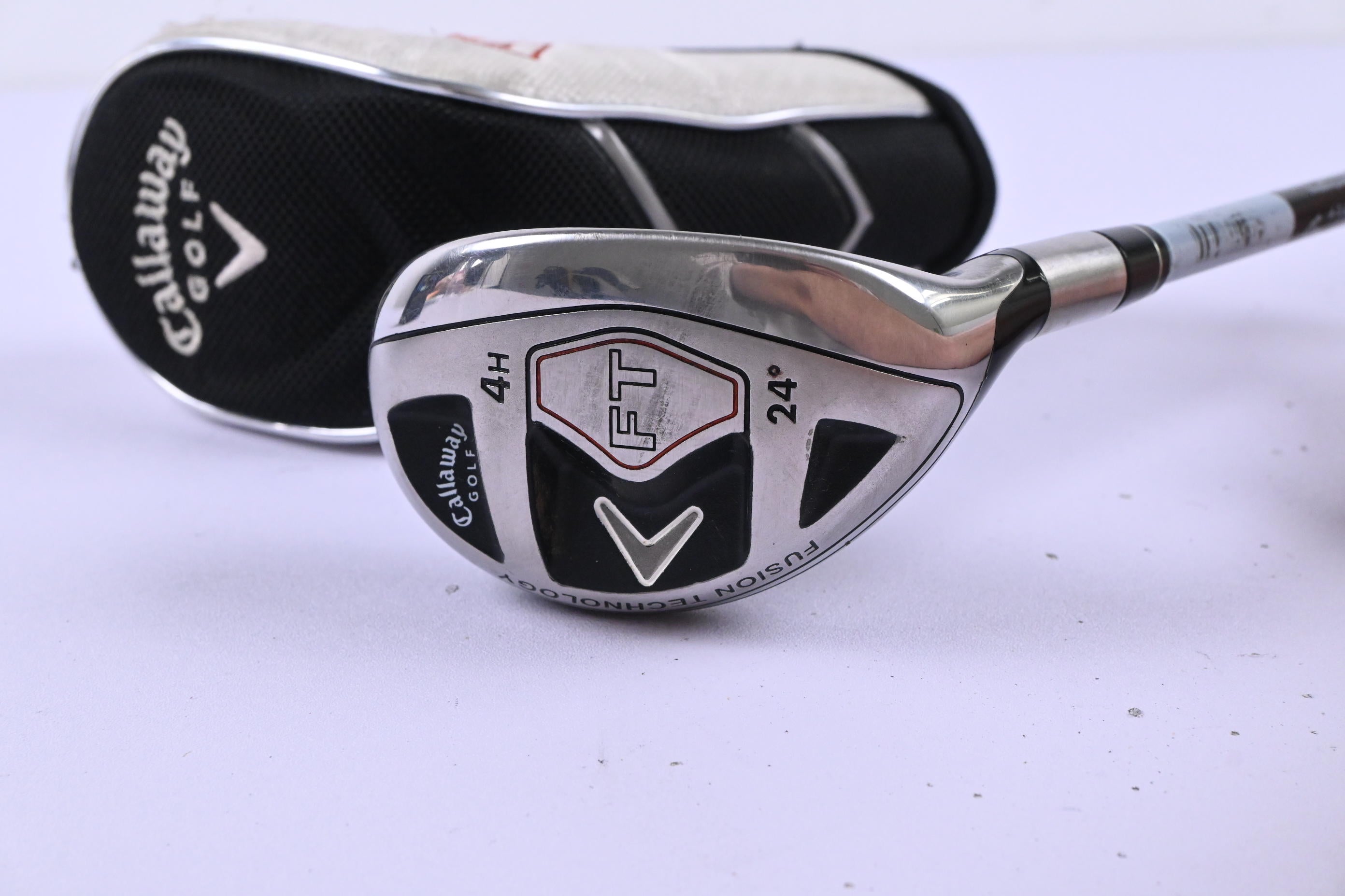 Callaway FT #4 Hybrid / 24 Degree / Regular Flex Fujikura Fit-On M Shaft