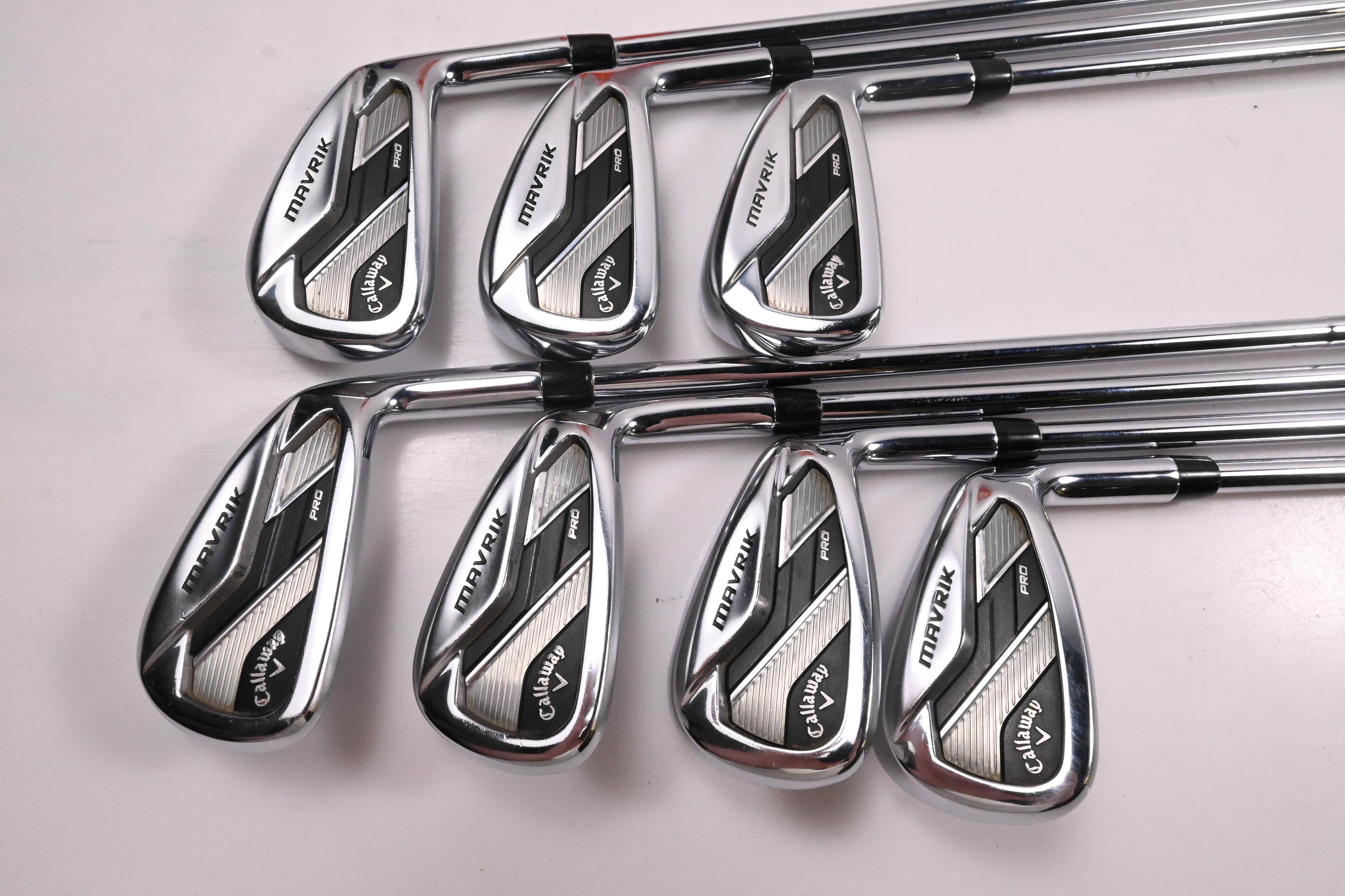 Callaway Mavrik Pro Irons / 4-PW / Stiff Flex Elevate 105 Shafts