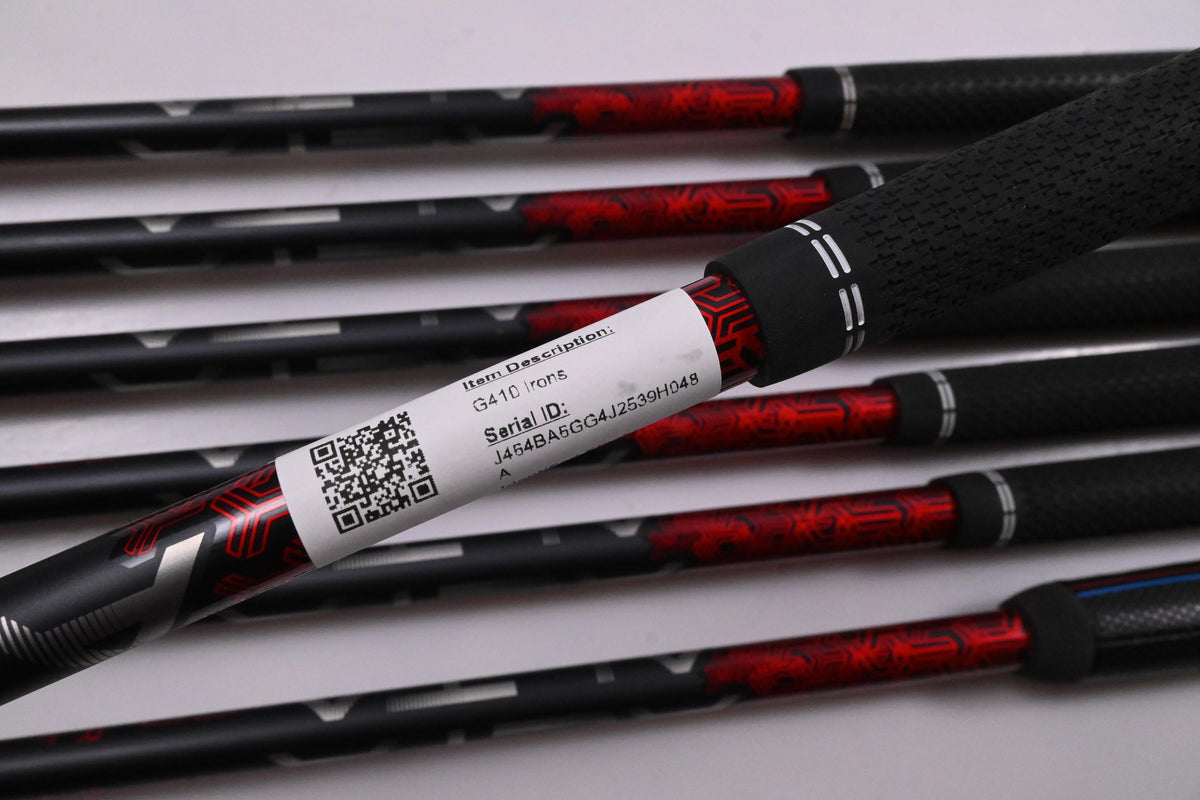 Ping G410 Irons / 6-PW+GW+SW / White Dot / Senior Flex Ping Alta CB Red Shafts
