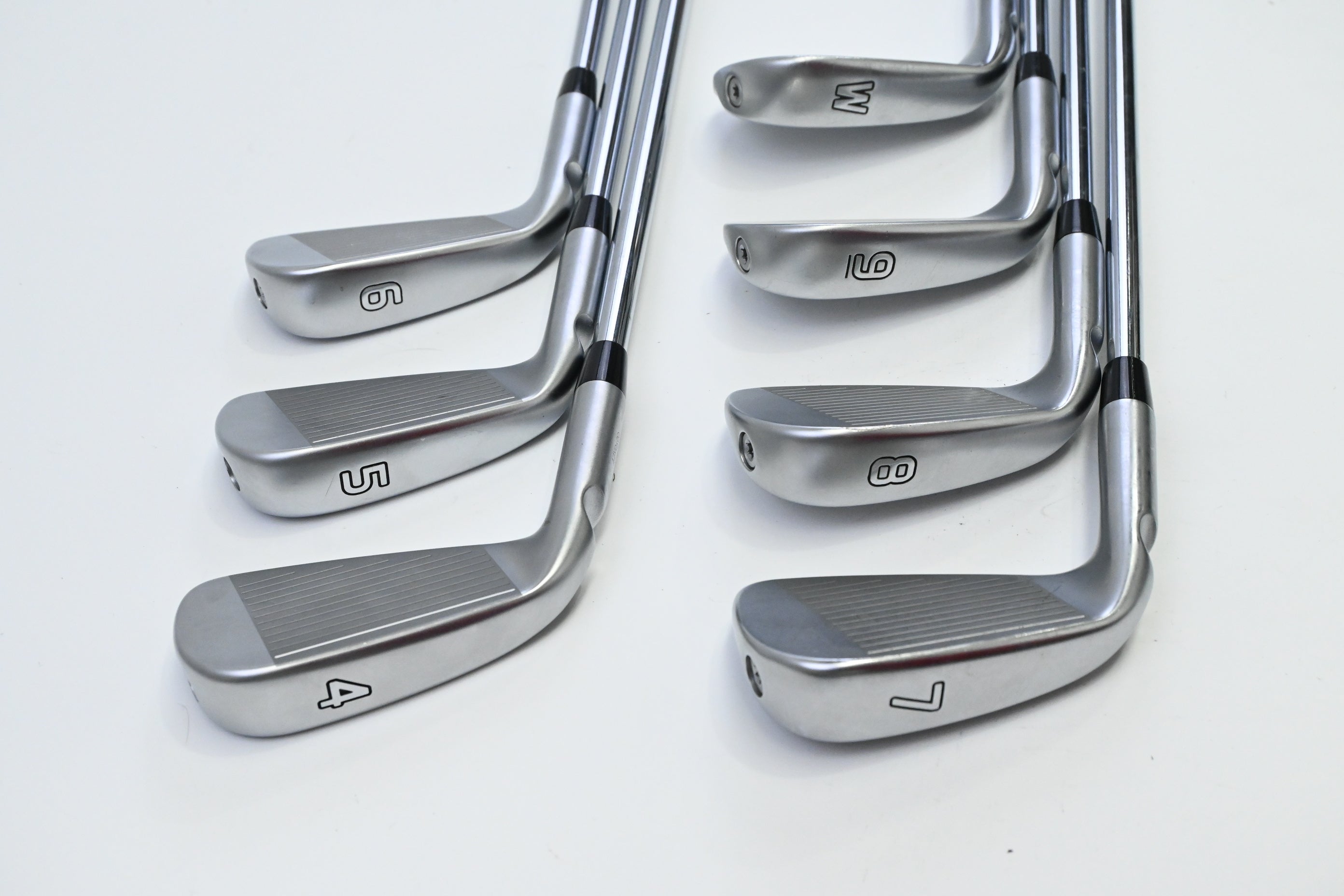 Ping i500 Irons / 4-PW / Black Dot / Regular Flex Ping AWT 2.0 Shafts
