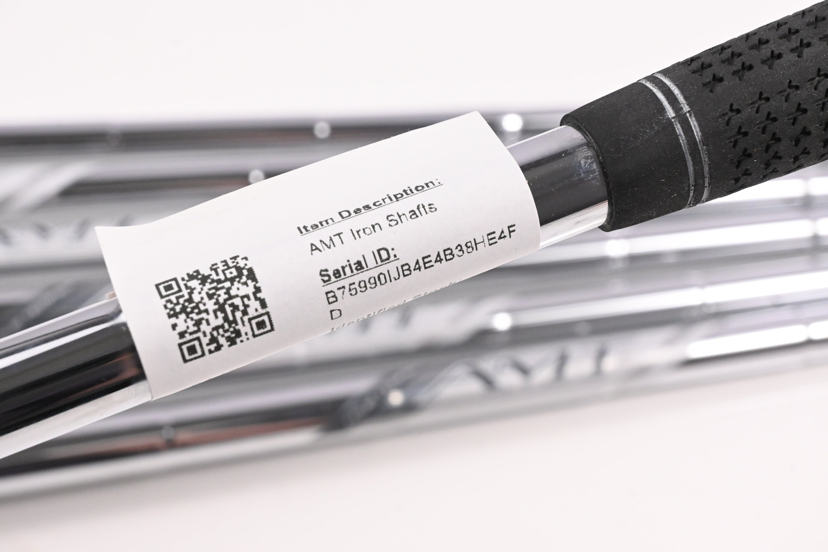 True Temper AMT Silver Iron Shafts / Stiff Flex / Set of 7 / .370 Tip