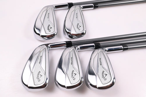 Callaway Elyte Irons / 5-PW / Regular Flex Denali Charcoal 65 / No #8 Iron