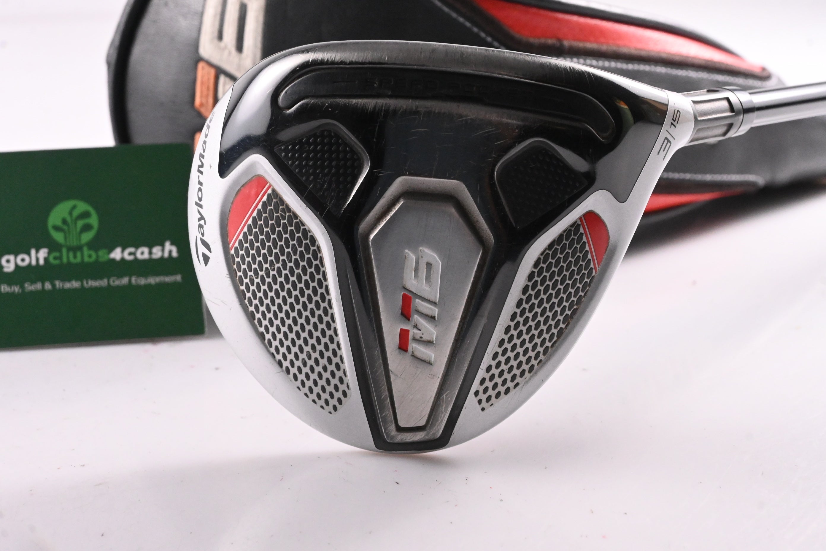 Taylormade M6 #3 Wood / 15 Degree / Regular Flex Fujikura Atmos Orange 5 Shaft