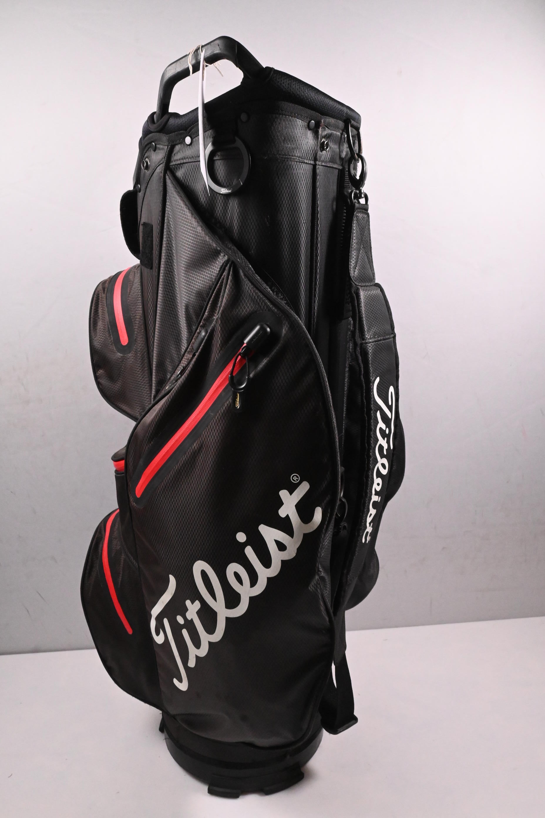 Titleist StaDry Cart Bag / 14-Way Divider / Black, Red