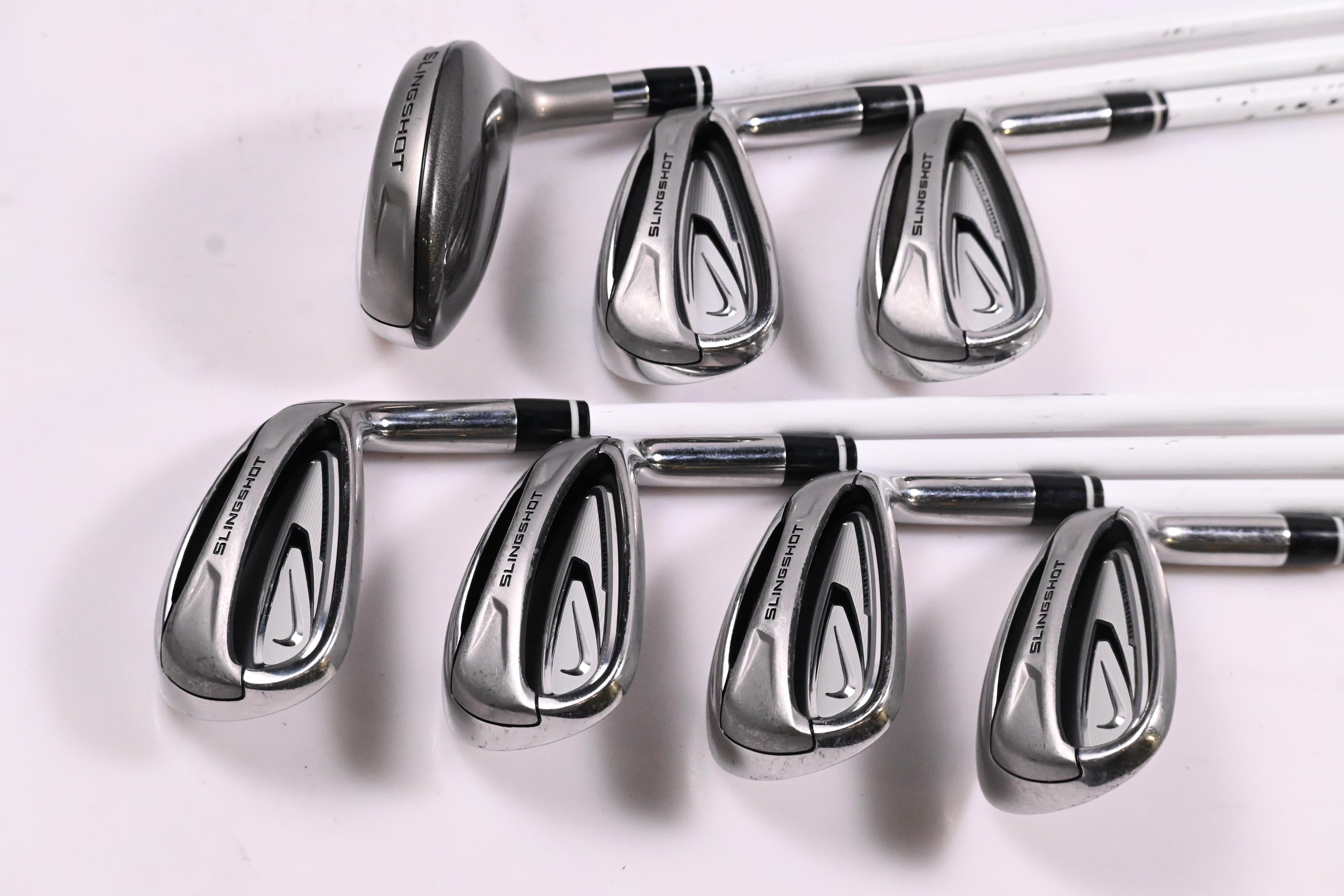 Ladies Nike Slingshot Irons / 4H+6-PW+SW / Ladies Flex Nike Shafts